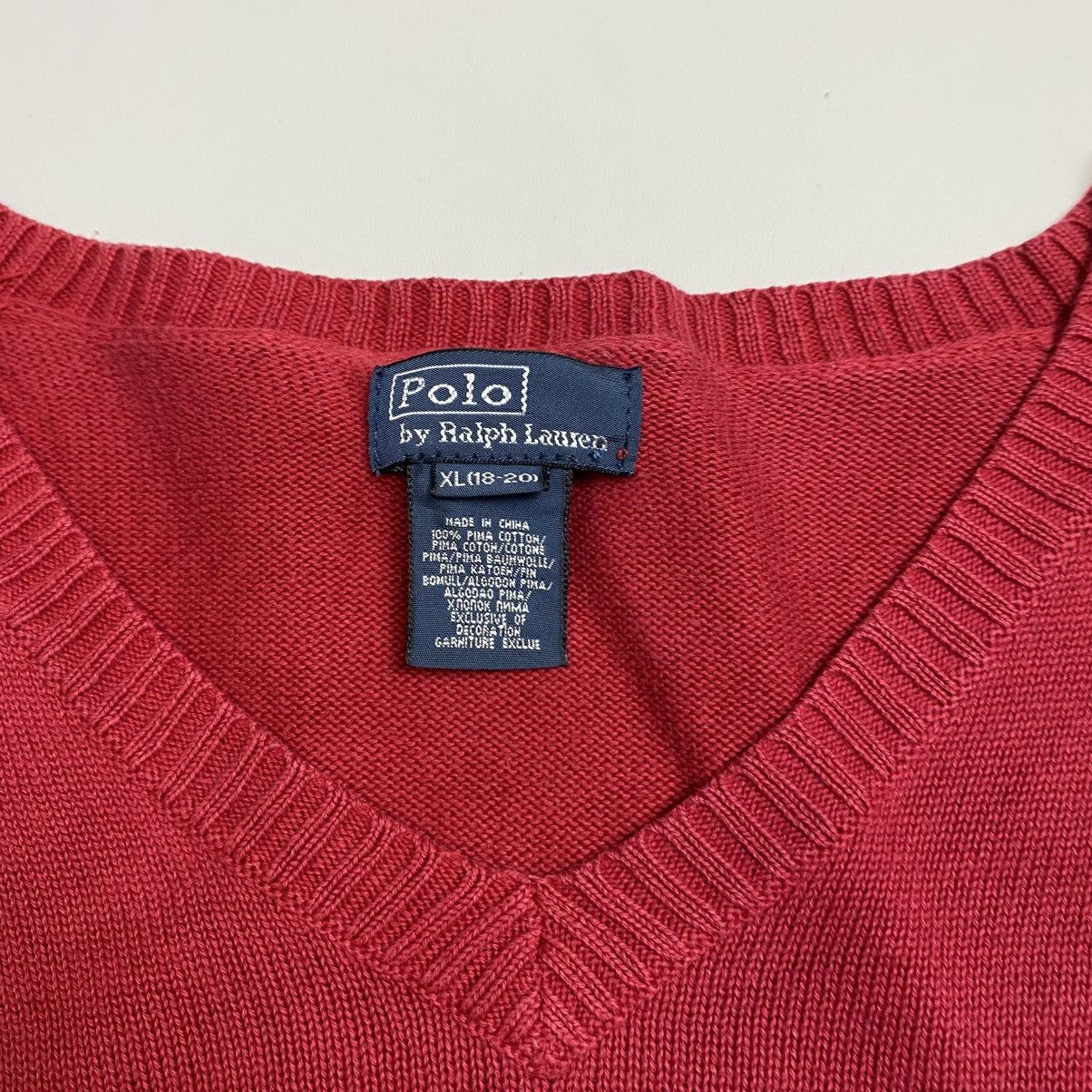 Polo Ralph Lauren vintage polo ralph lauren vneck sweater Size US M / EU 48-50 / 2 - 7 Thumbnail