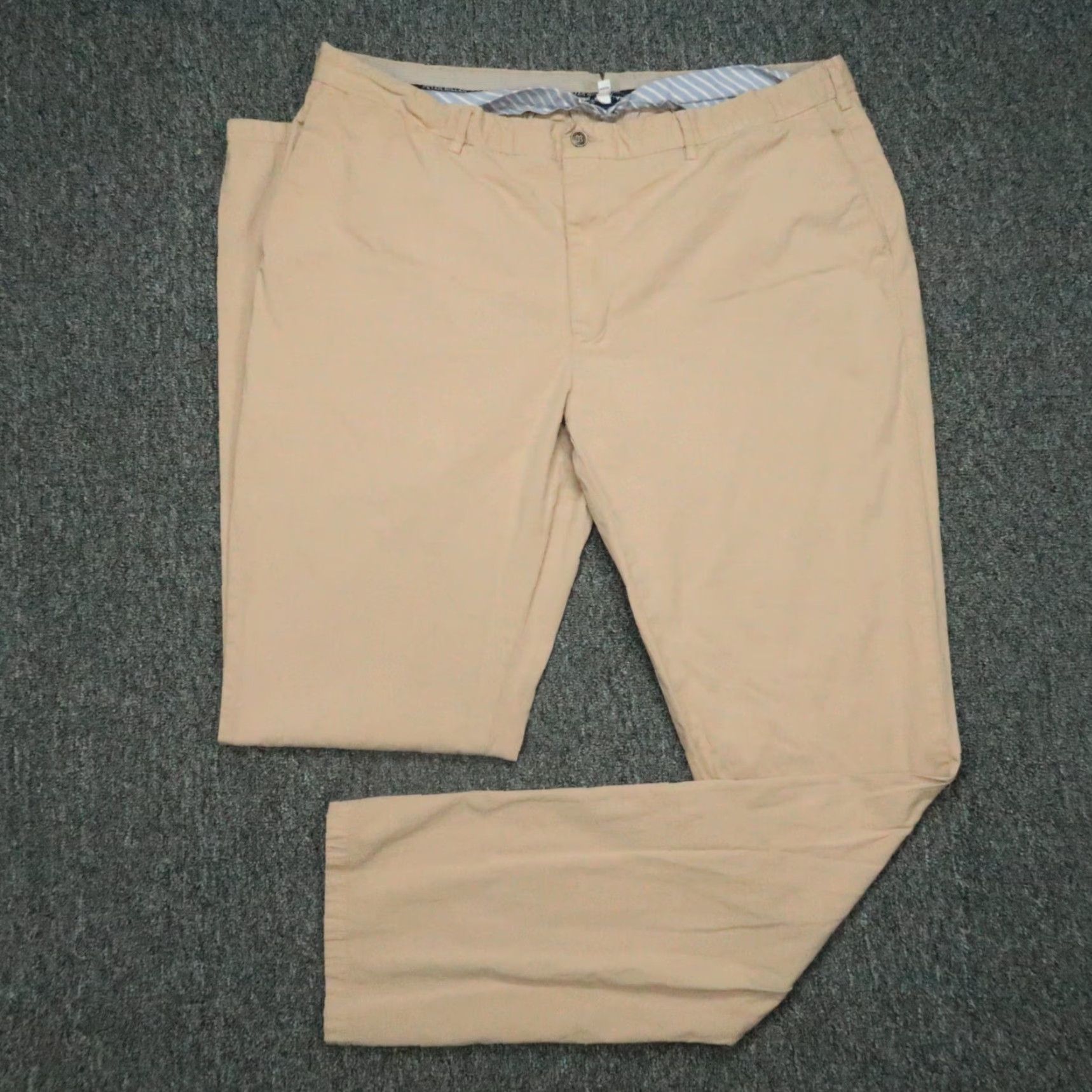 Peter Millar Peter Millar Pants Men 40x35 Chino Khaki Beige Crown Fleece Trouser Flat Front Slim/Regular Size US 40 / EU 56 - 2 Thumbnail