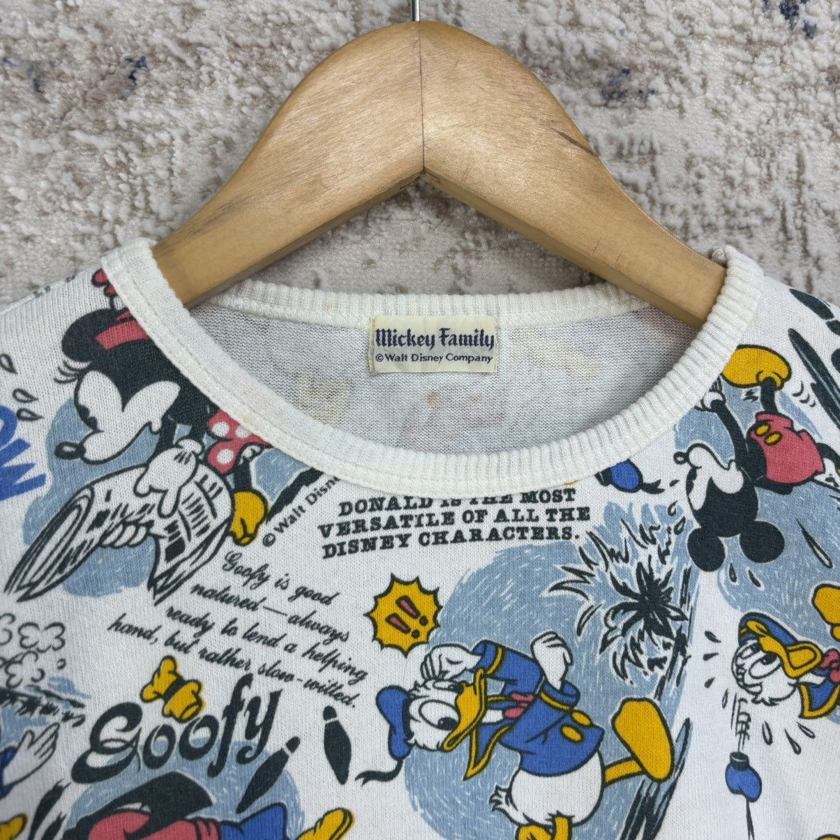 Disney × Mickey Mouse × Vintage Vintage Mickey Family by Walt Disney Long Sleeve Shirt Size US M / EU 48-50 / 2 - 3 Thumbnail