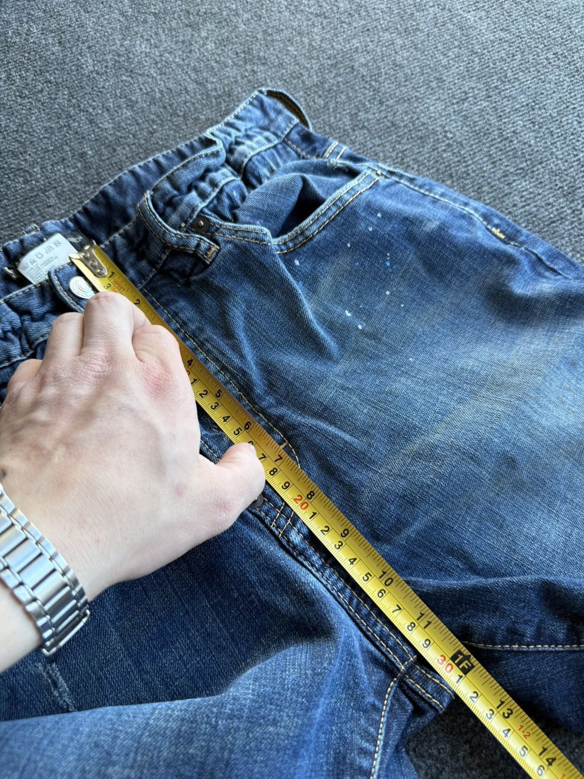 Dsquared2 Dsquared2 Distressed Denim Shorts Paint Splatter Italy 44 Size US 30 / EU 46 - 22 Thumbnail