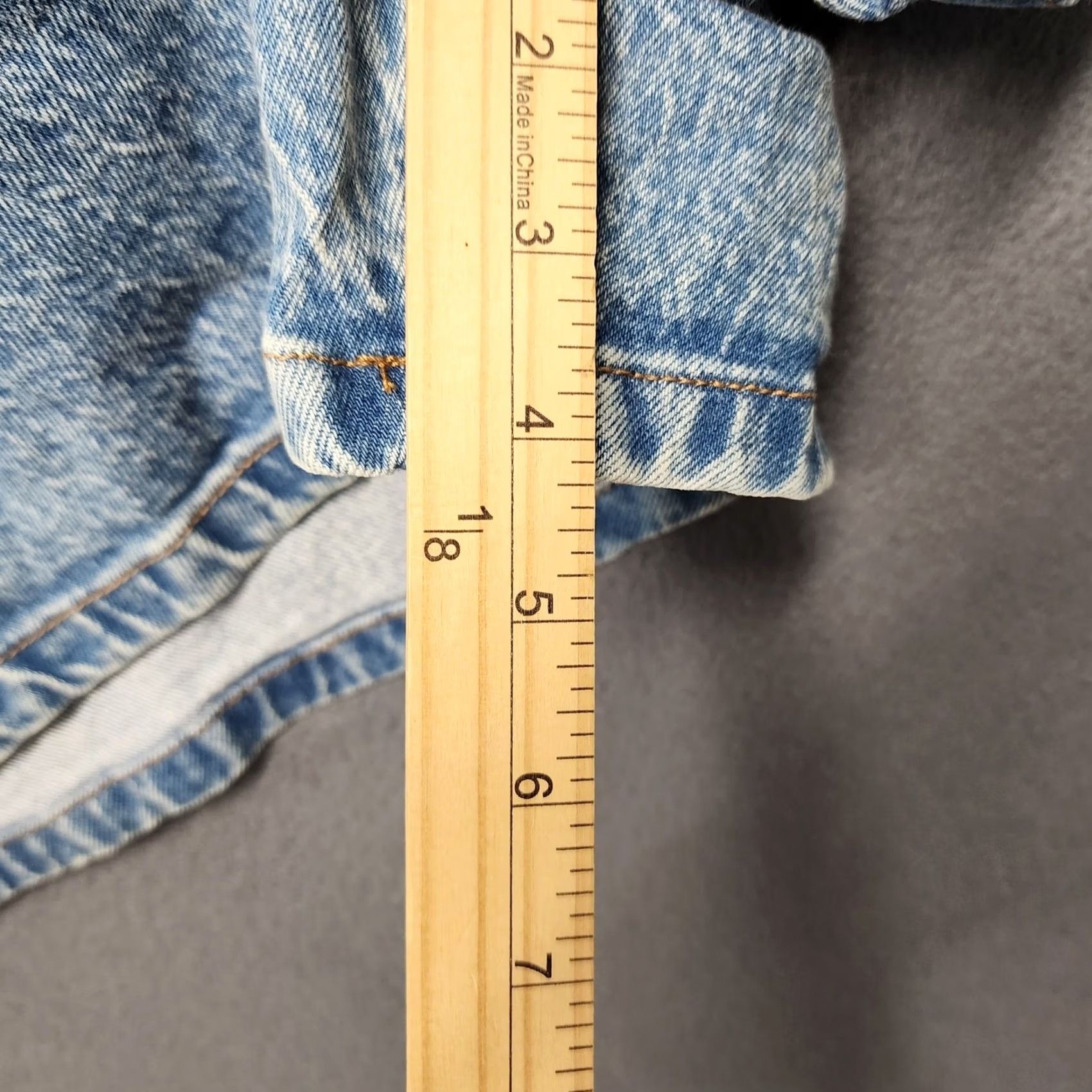 Abercrombie & Fitch VINTAGE Abercrombie & Fitch The Dad Short Womens 37|24 High Rise Light Wash NEW Size 42" / US 20 - 5 Thumbnail