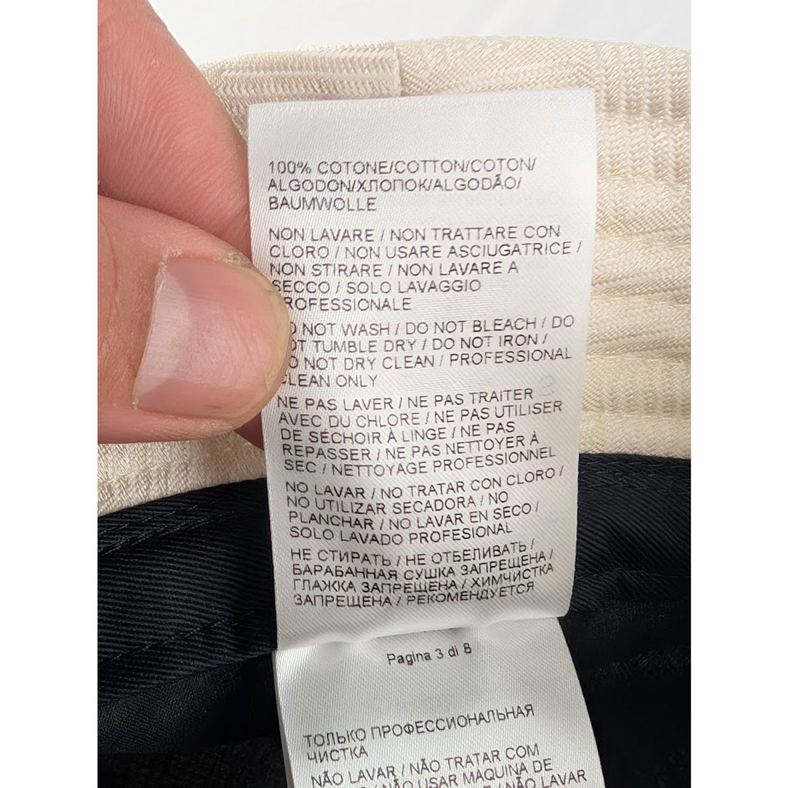 Bottega Veneta o1rshd1 Size: M / Hat Intreccio Jacquard Nylon in White Size ONE SIZE - 5 Thumbnail
