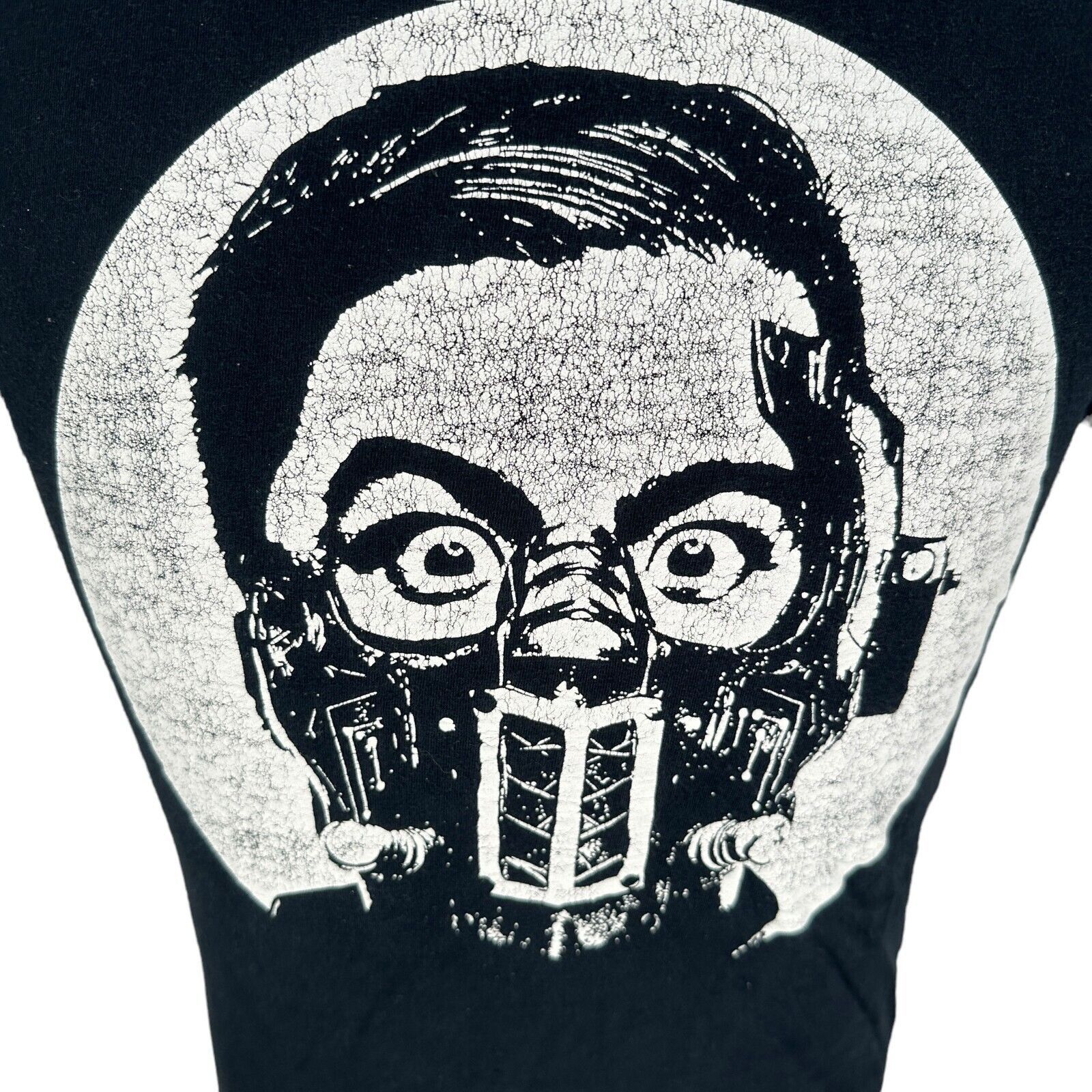 Fruit Of The Loom Goth Punk Emo Cannibal Mask T-Shirt Men's Small Black Cotton Size US S / EU 44-46 / 1 - 2 Thumbnail