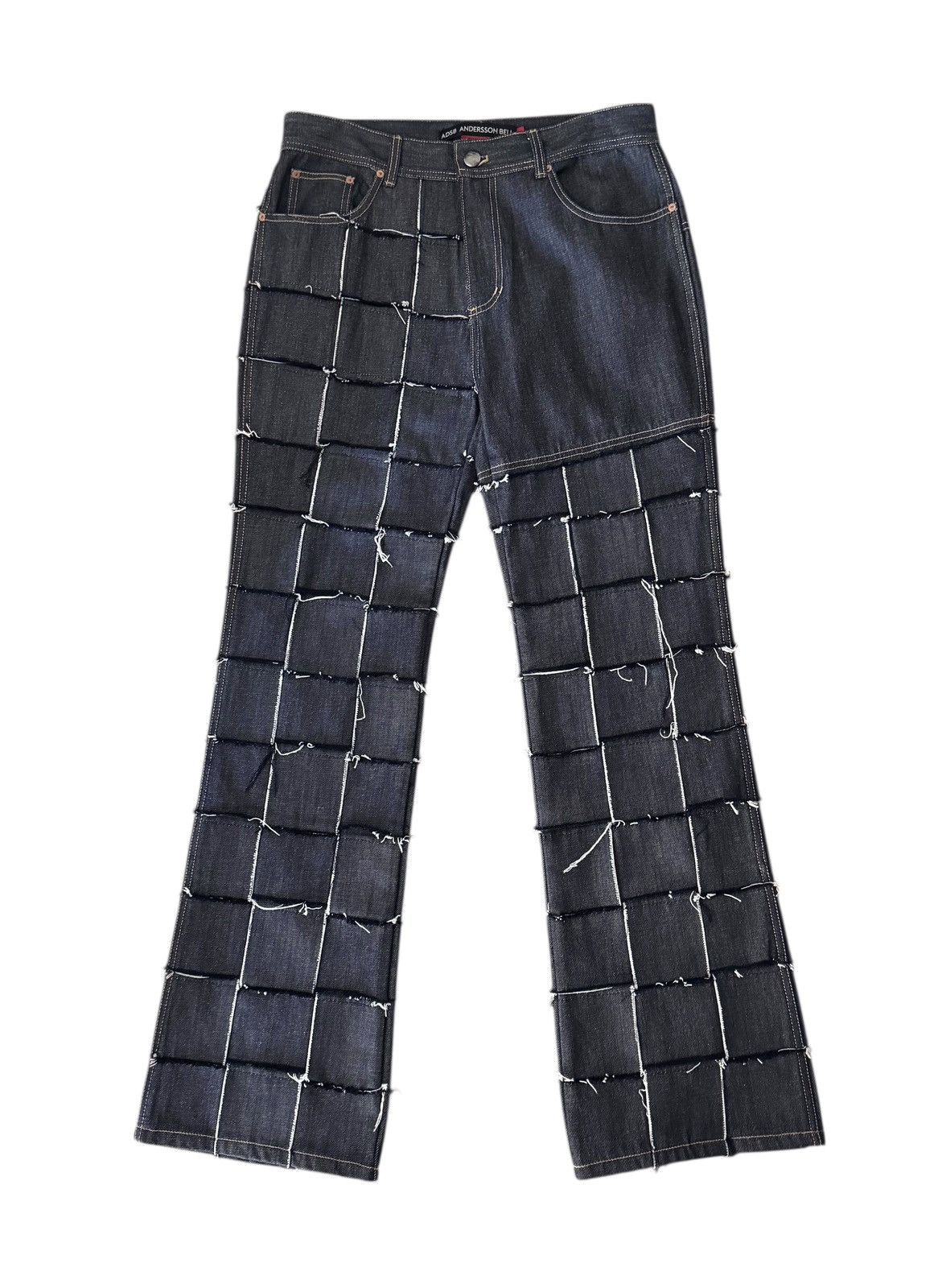 Andersson Bell ADSB Andersson Bell Indigo Patchwork Runway Denim Jeans Size US 31 - 1 Thumbnail