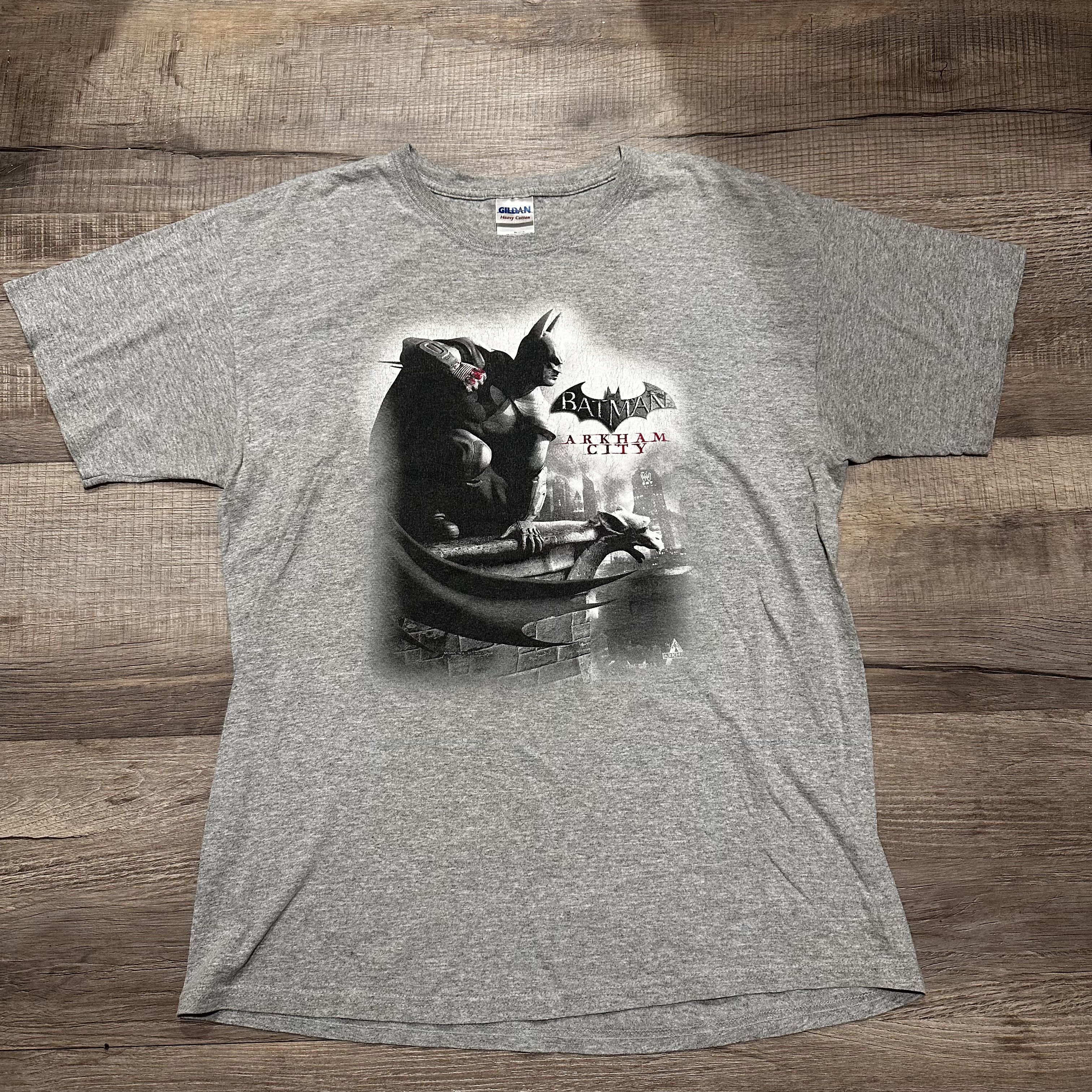 Gildan Vintage Batman arkham city promo tee Size US L / EU 52-54 / 3 - 1 Thumbnail