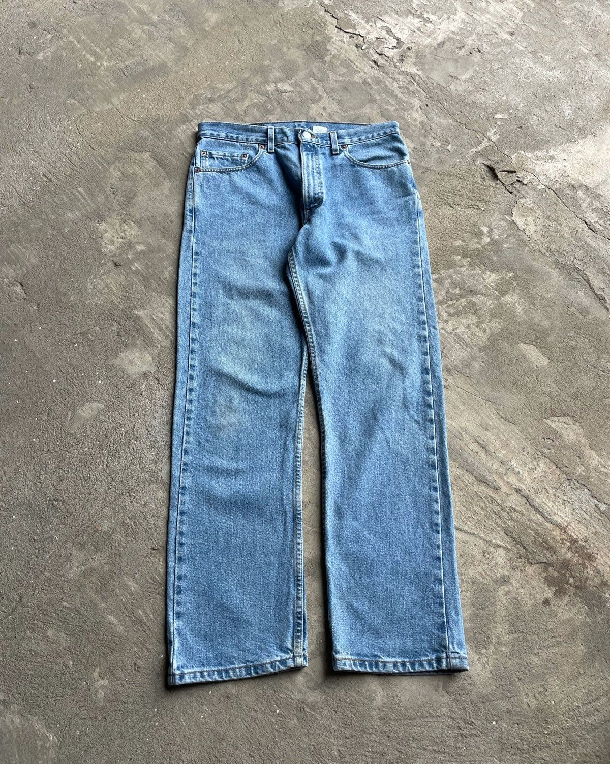 Japanese Brand × Levi's × Vintage Vintage Levi’s 505 Baggy Washed Faded Pants Y2K Size US 34 / EU 50 - 2 Thumbnail