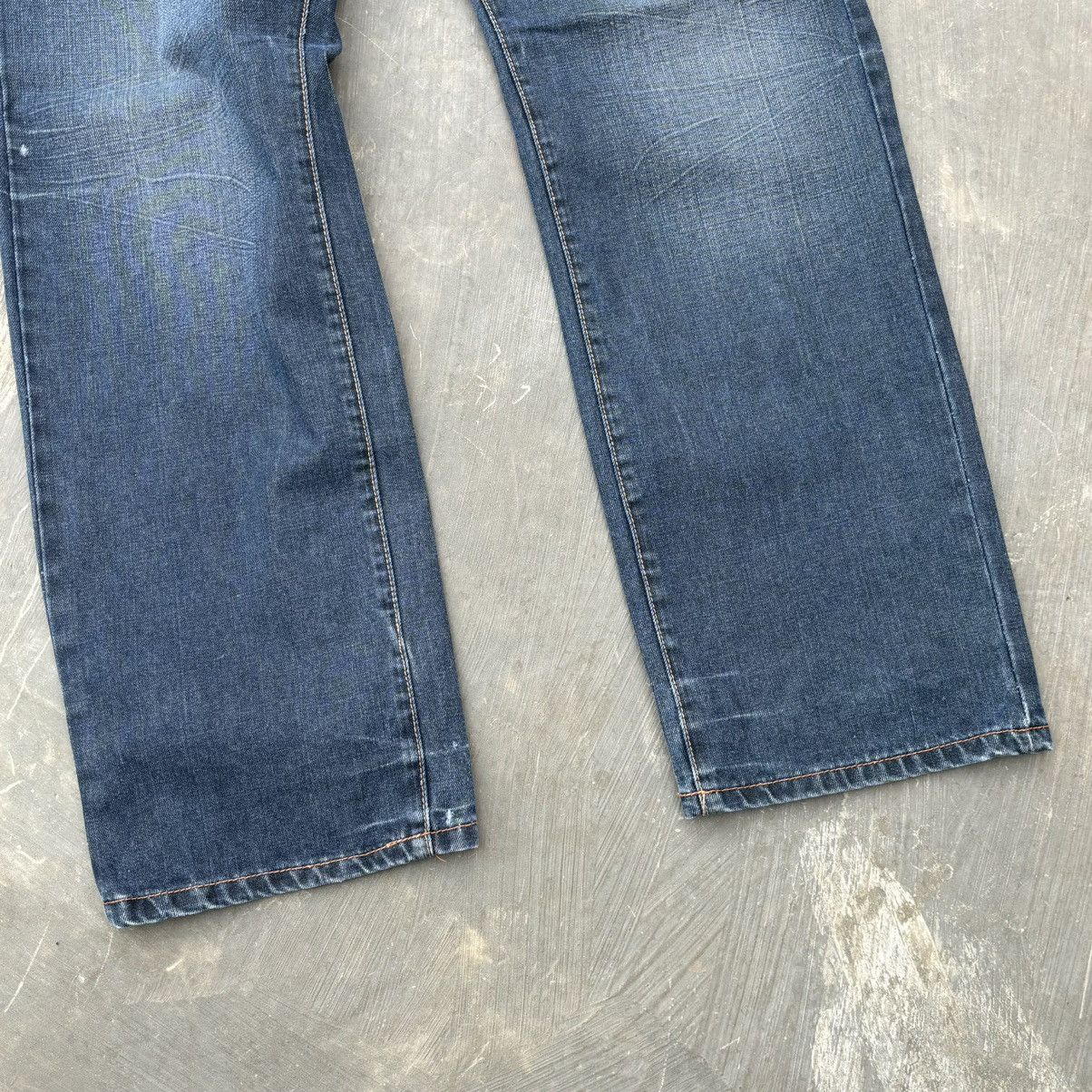 Ed Hardy Super Rare💥Christian Audigier Spell Out 💀 Jeans Size US 38 / EU 54 - 9 Thumbnail