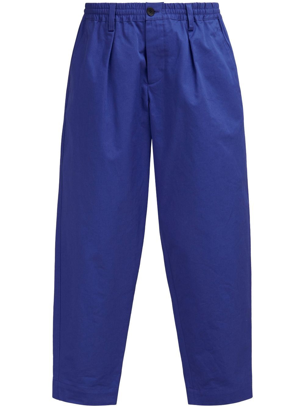 Marni o1w1db10125 Cotton Tapered Trouser in Blue Size US 32 / EU 48 - 1 Thumbnail
