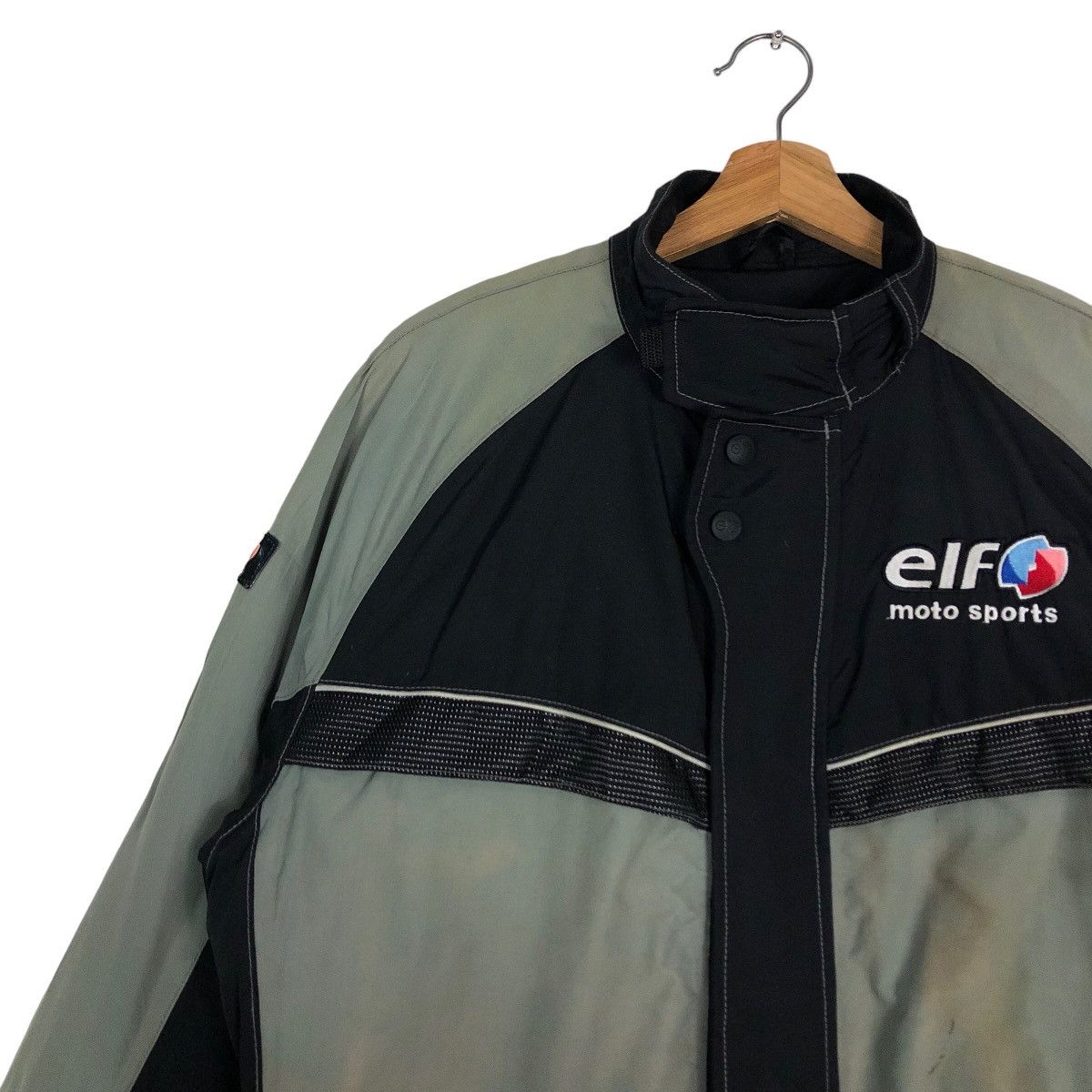 Japanese Brand 🔥Vtg Motorcycle Racing Jacket Big Logo Elf Motor Sports Size US L / EU 52-54 / 3 - 7 Thumbnail