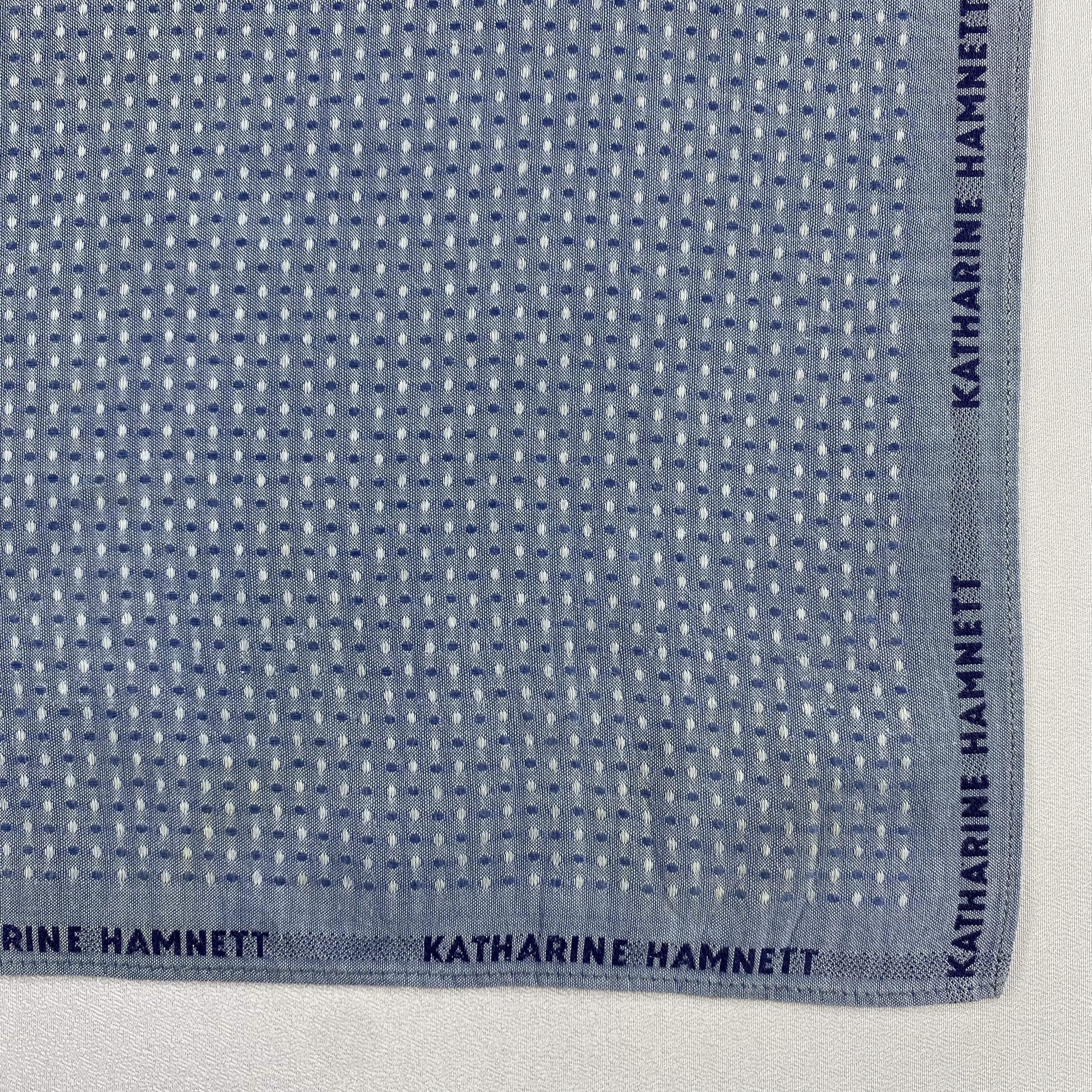 Katharine Hamnett London × Vintage Katharine Hamnett Bandana/ Handkerchief / Neckerchief-P920 Size ONE SIZE - 3 Thumbnail