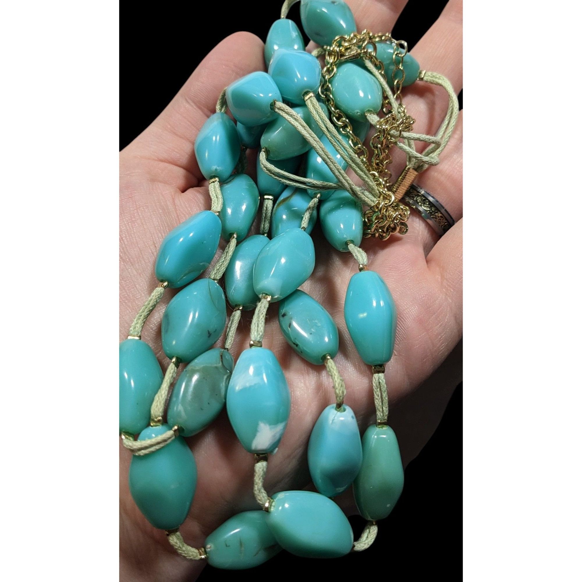 Other Bohemian Faux Turquoise Beaded Layered Necklace Size ONE SIZE - 5 Thumbnail