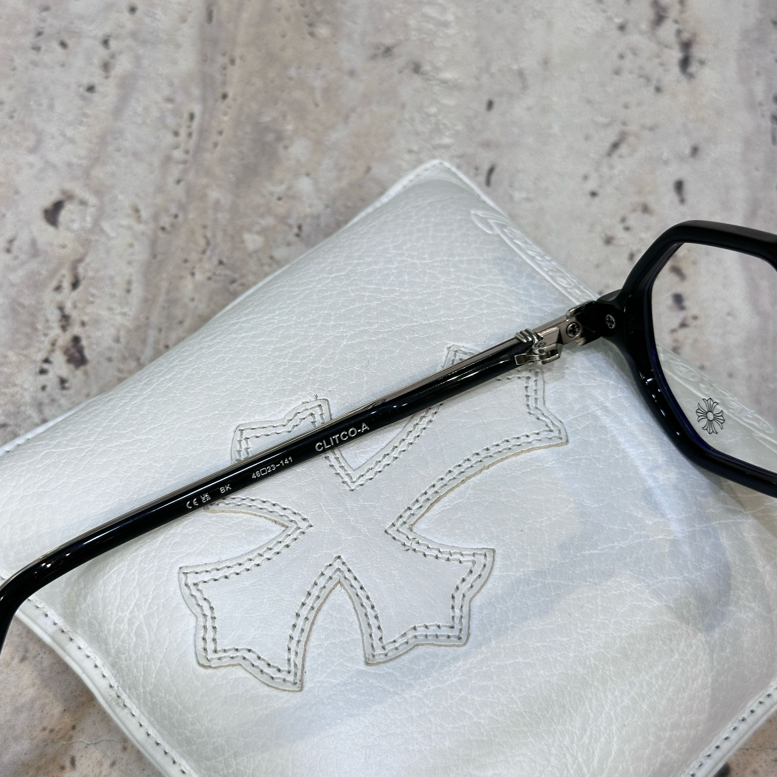Chrome Hearts CHROME HEARTS Clitco-A BK Eyeglasses Size ONE SIZE - 7 Thumbnail