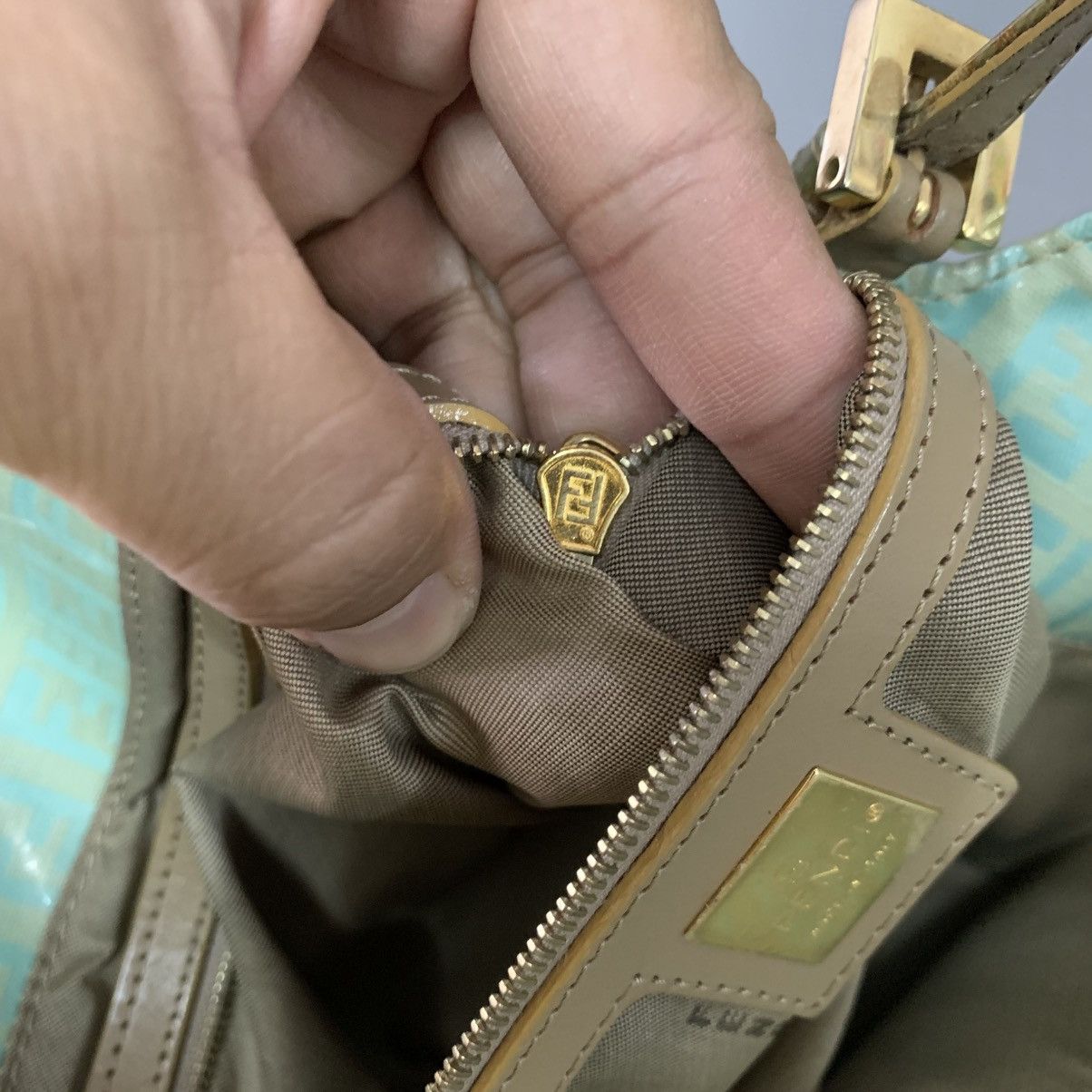 Fendi Fendi Zucchino Baguette Bag Size ONE SIZE - 16 Thumbnail