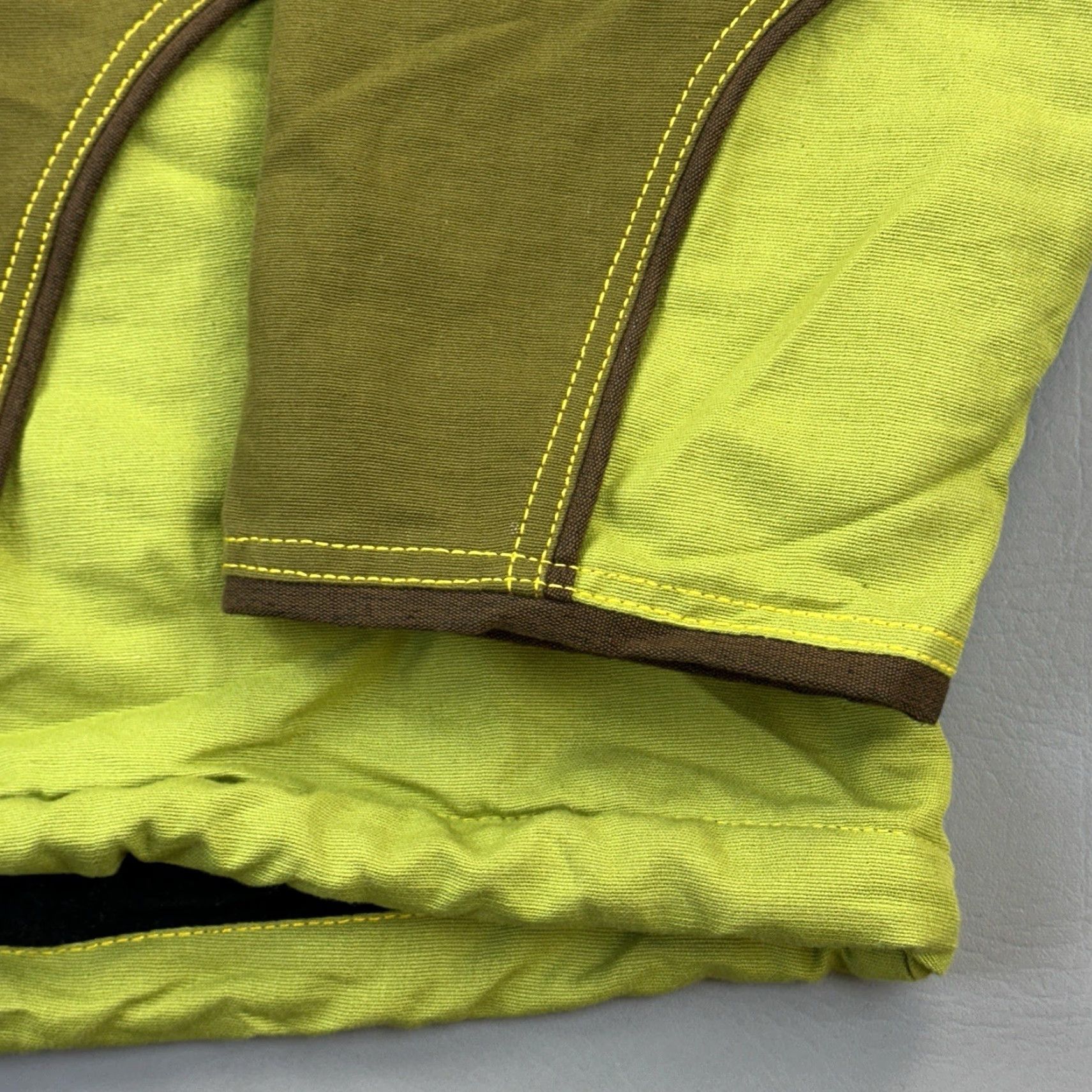 Vintage Vintage Macha MT Jacket Mens XL Green Canvas Full Zip Hooded Lined Nepal Size US XL / EU 56 / 4 - 3 Thumbnail