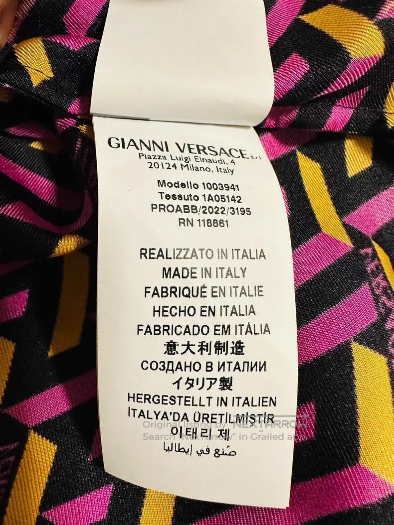 Versace Versace Silk shirt top Size US L / EU 52-54 / 3 - 8 Thumbnail