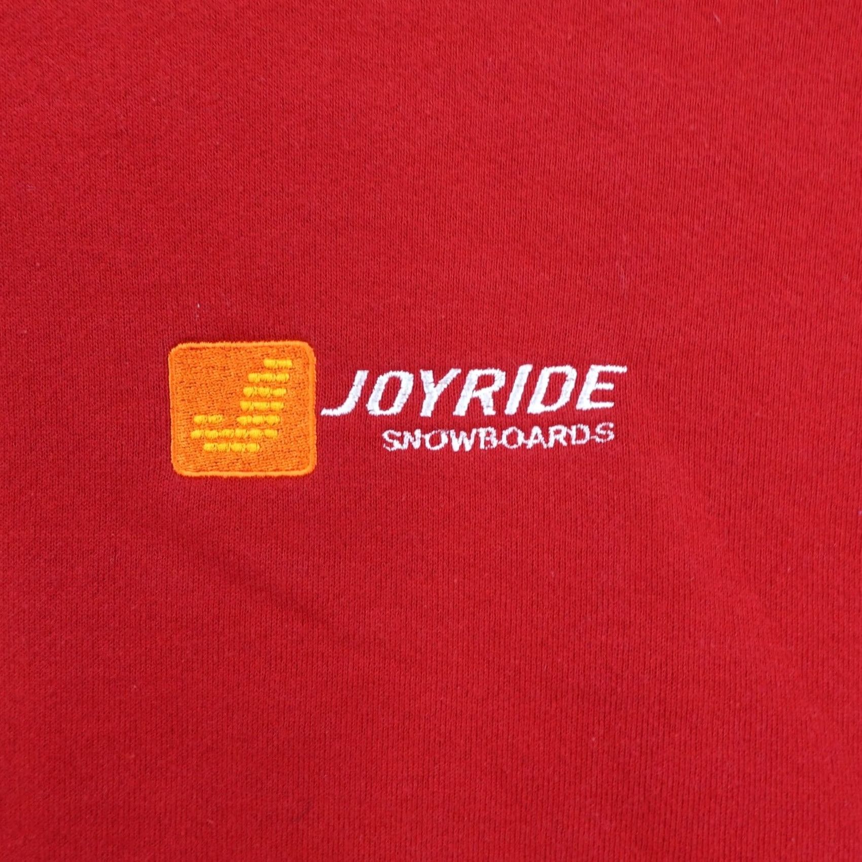 Vintage VINTAGE Joyride Snowboards Hoodie Mens XL Red Pullover Sweatshirt Made In USA Size US XL / EU 56 / 4 - 3 Thumbnail
