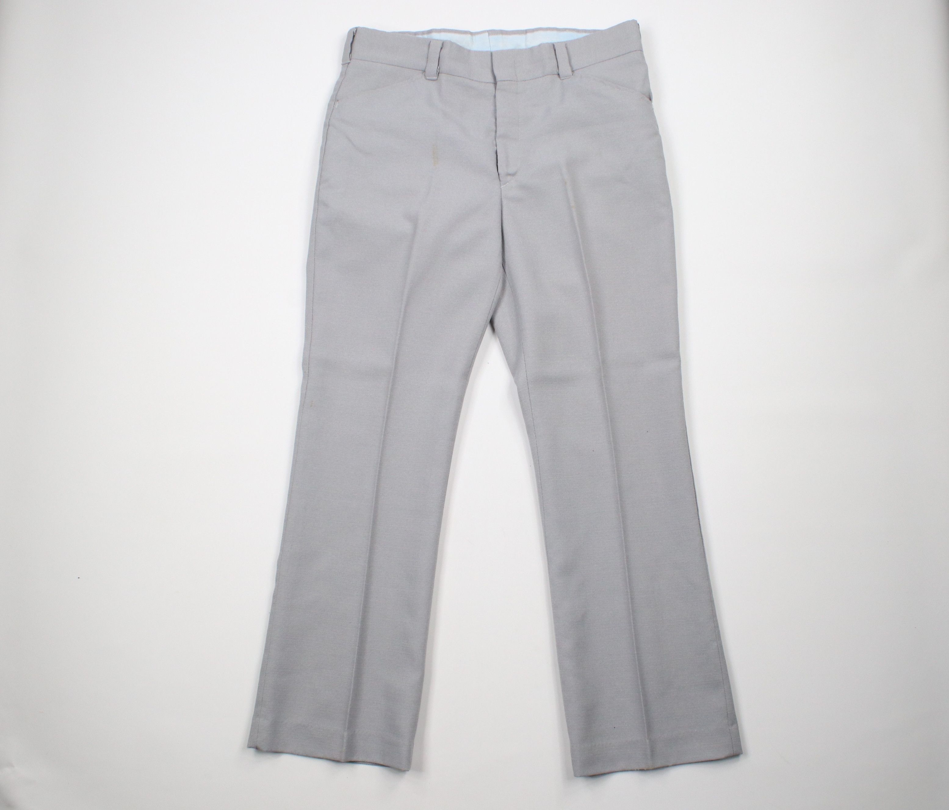 image of Vintage 60S 70's Streetwear Flared Bell Bottoms Pants Usa in Grey, Men's (Size 36)