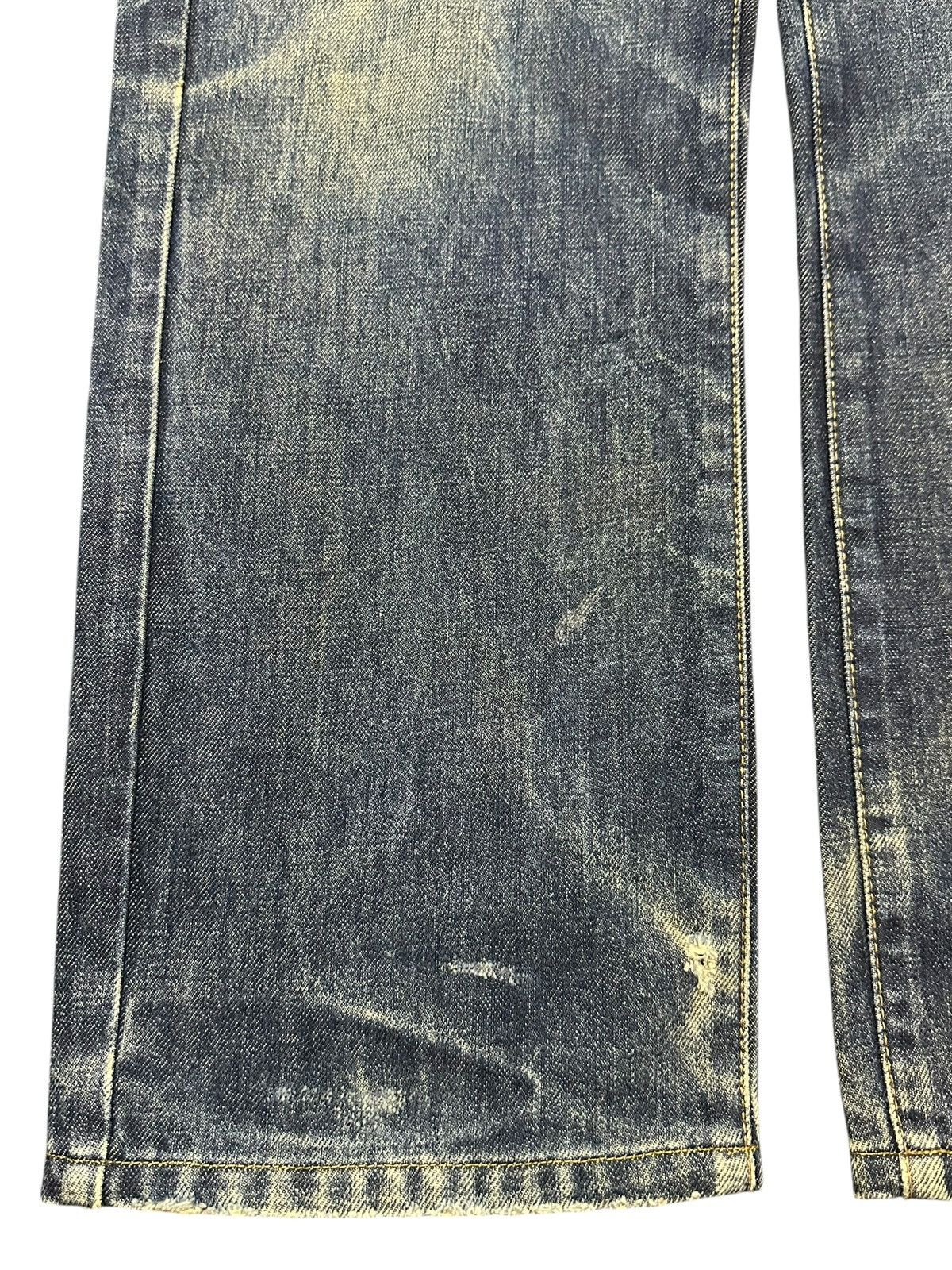 14th Addiction Vintage Y2K Japanese Brand Faded Wash Whisker Wide Leg Baggy Size US 30 / EU 46 - 8 Thumbnail