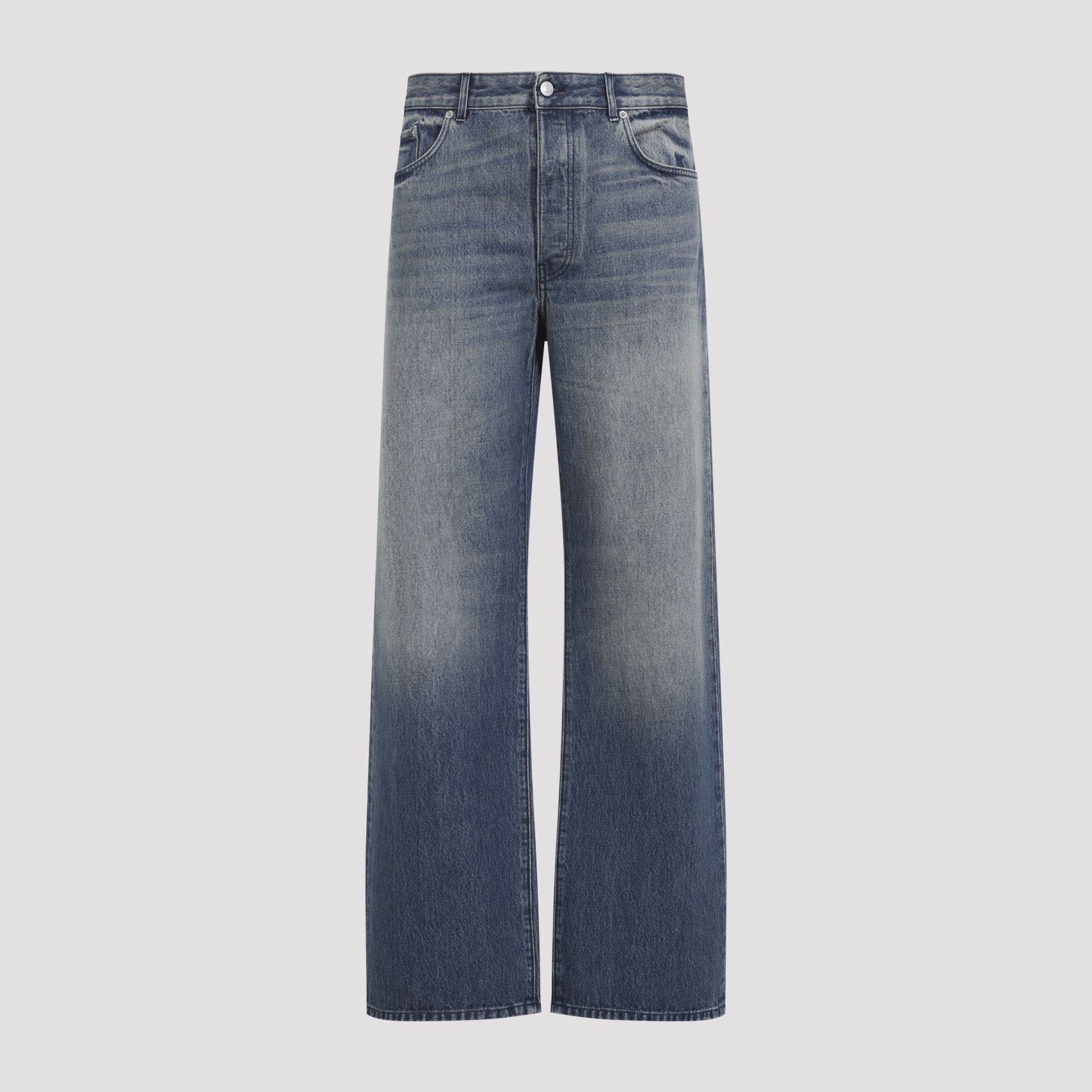 Dries Van Noten Marble Effect Denim Pants | Grailed