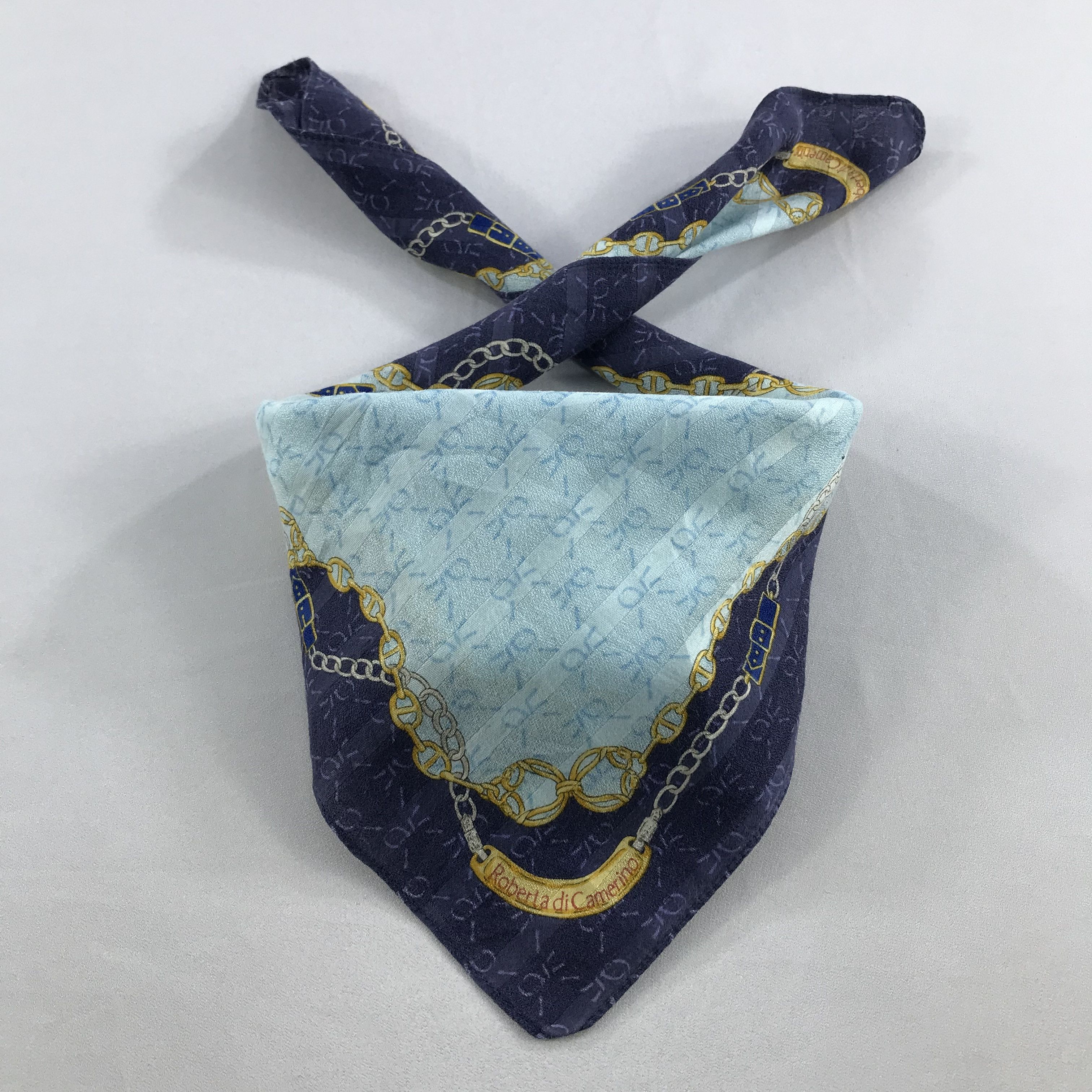 Roberta di Camerino × Vintage Roberta Di Camerino Bandana /Handkerchief/Neckerchief -S2675 Size ONE SIZE - 3 Thumbnail