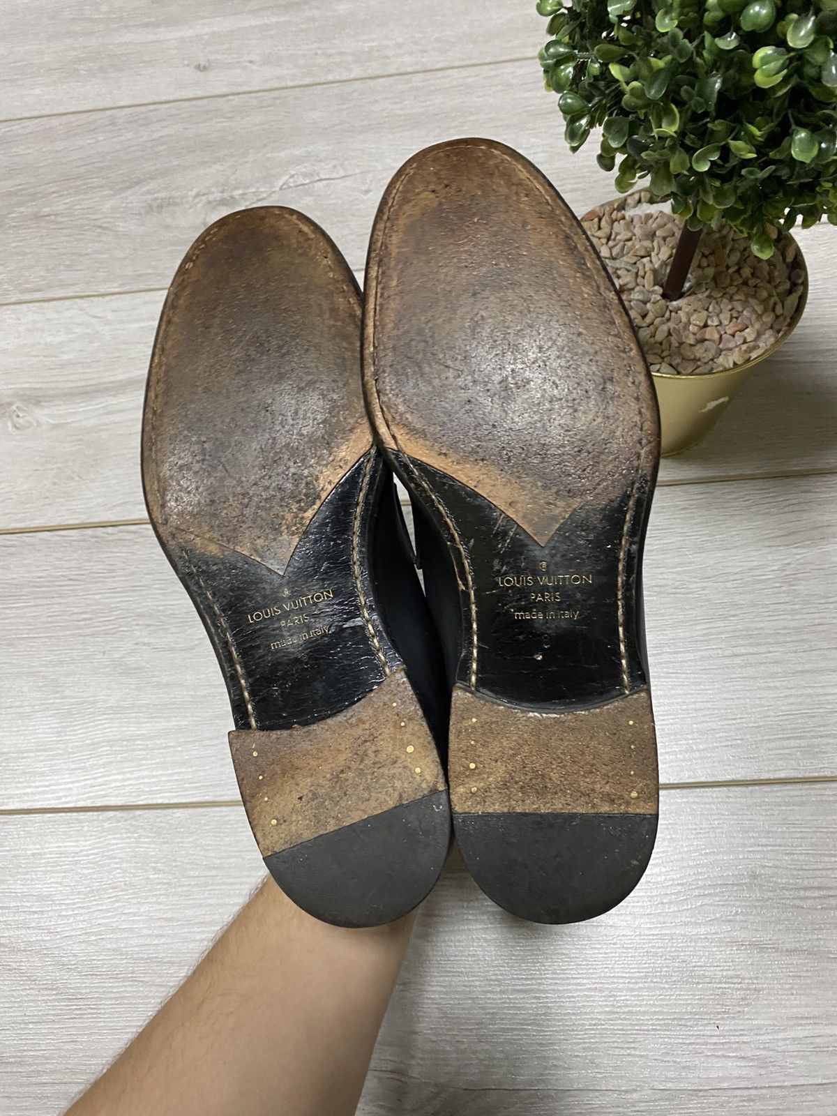 Louis Vuitton Louis Vuitton Saint germain loafer leather LV shoes Size US 8 / EU 41 - 5 Thumbnail