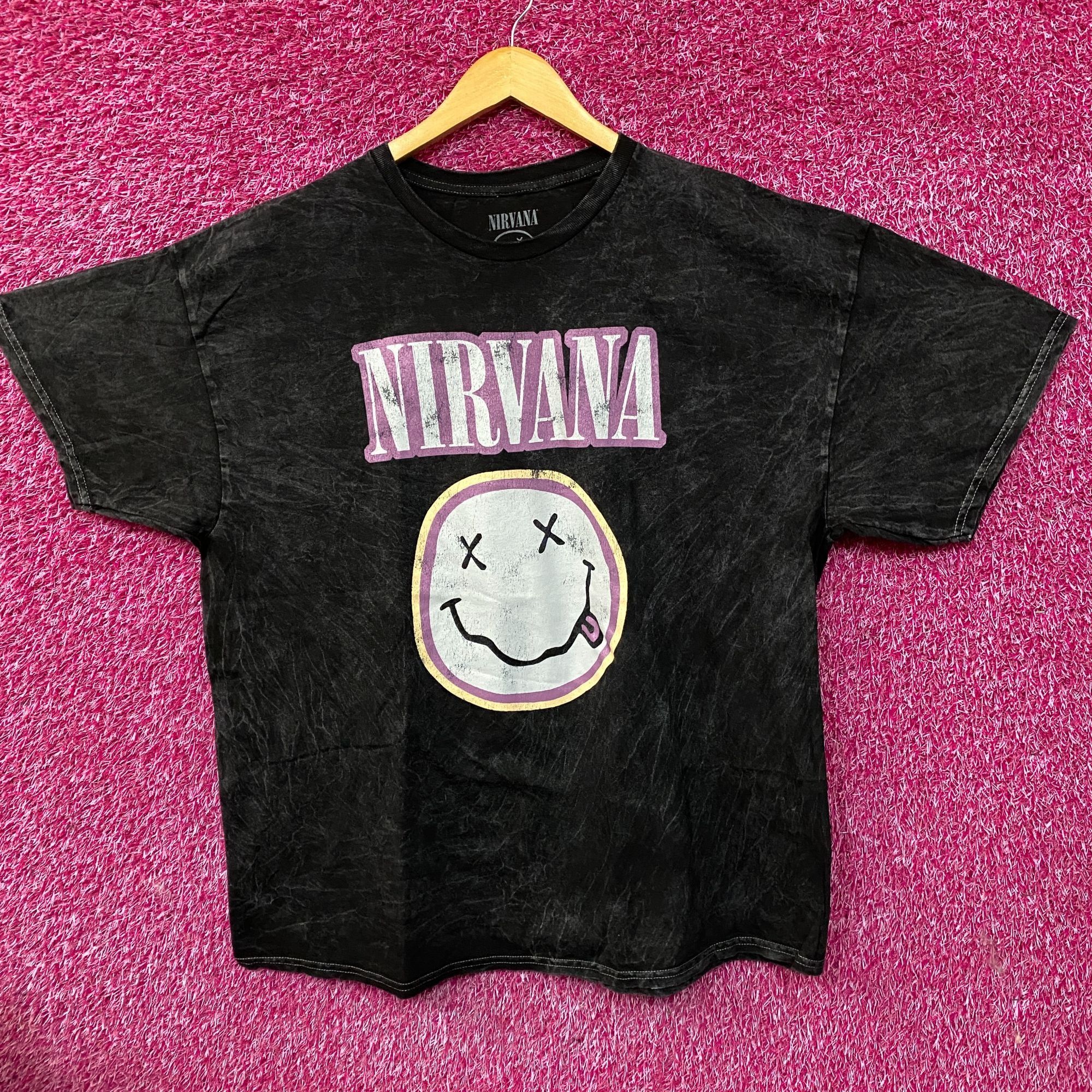 Nirvana Nirvana Nevermind Tour Dead Smiley Grunge Band T-Shirt 2XL Size US XXL / EU 58 / 5 - 1 Thumbnail