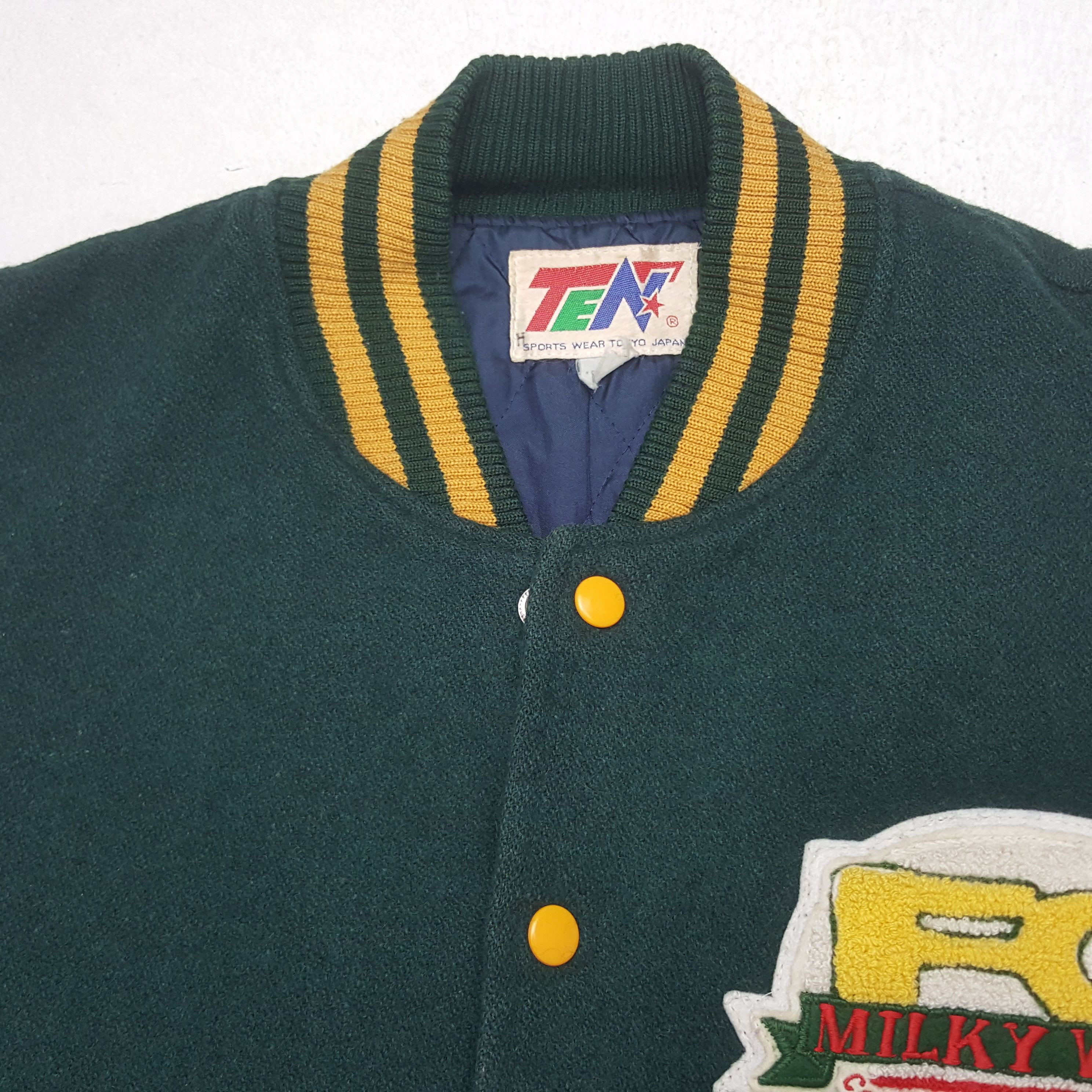 Japanese Brand × Vintage Vintage Football Club Milky Way Varsity Bomber Jacket Size US M / EU 48-50 / 2 - 5 Thumbnail