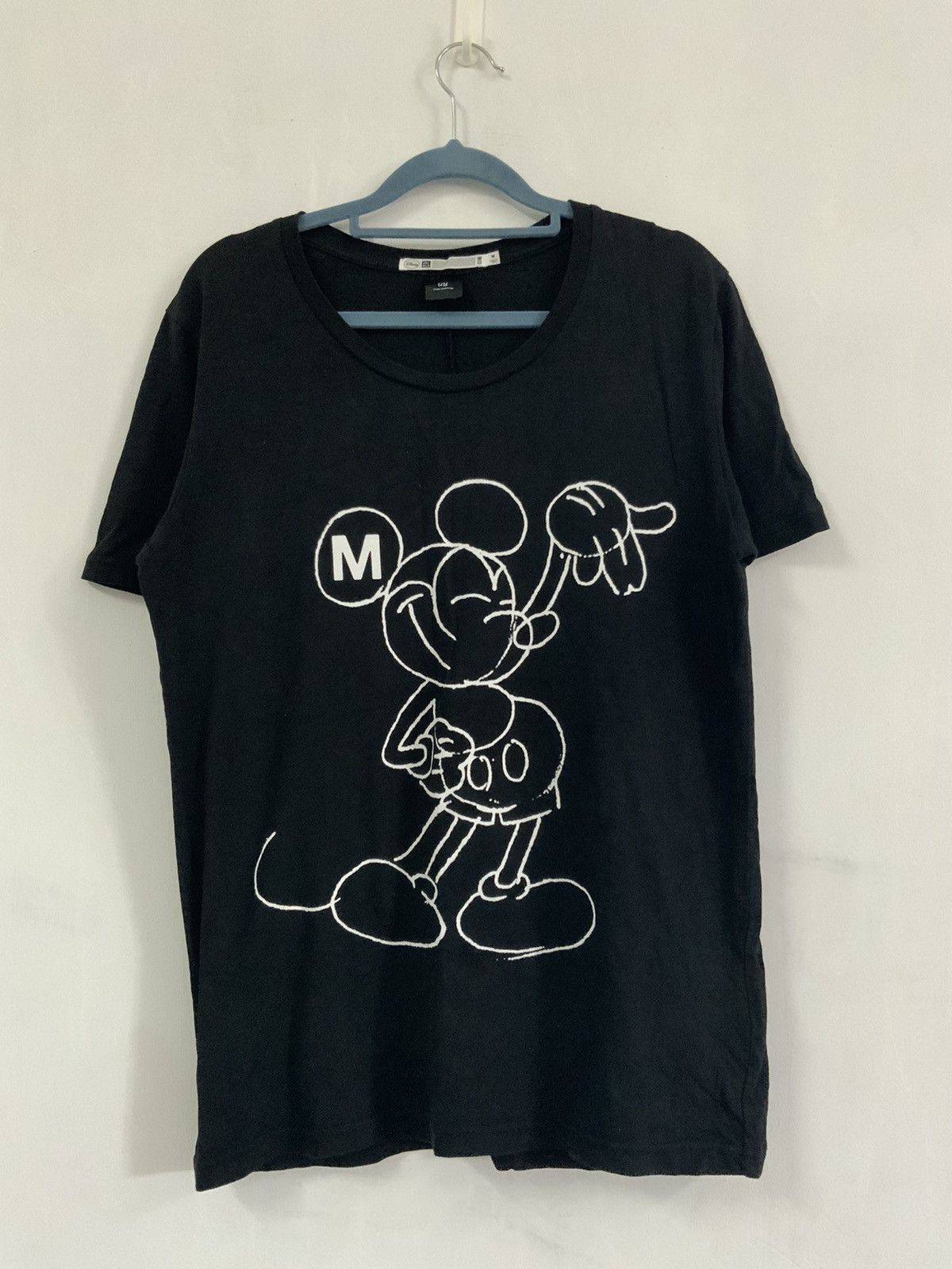 Undercover × Uniqlo Uniqlo Undercover Mickey Mouse Black Tee Size US M / EU 48-50 / 2 - 1 Thumbnail