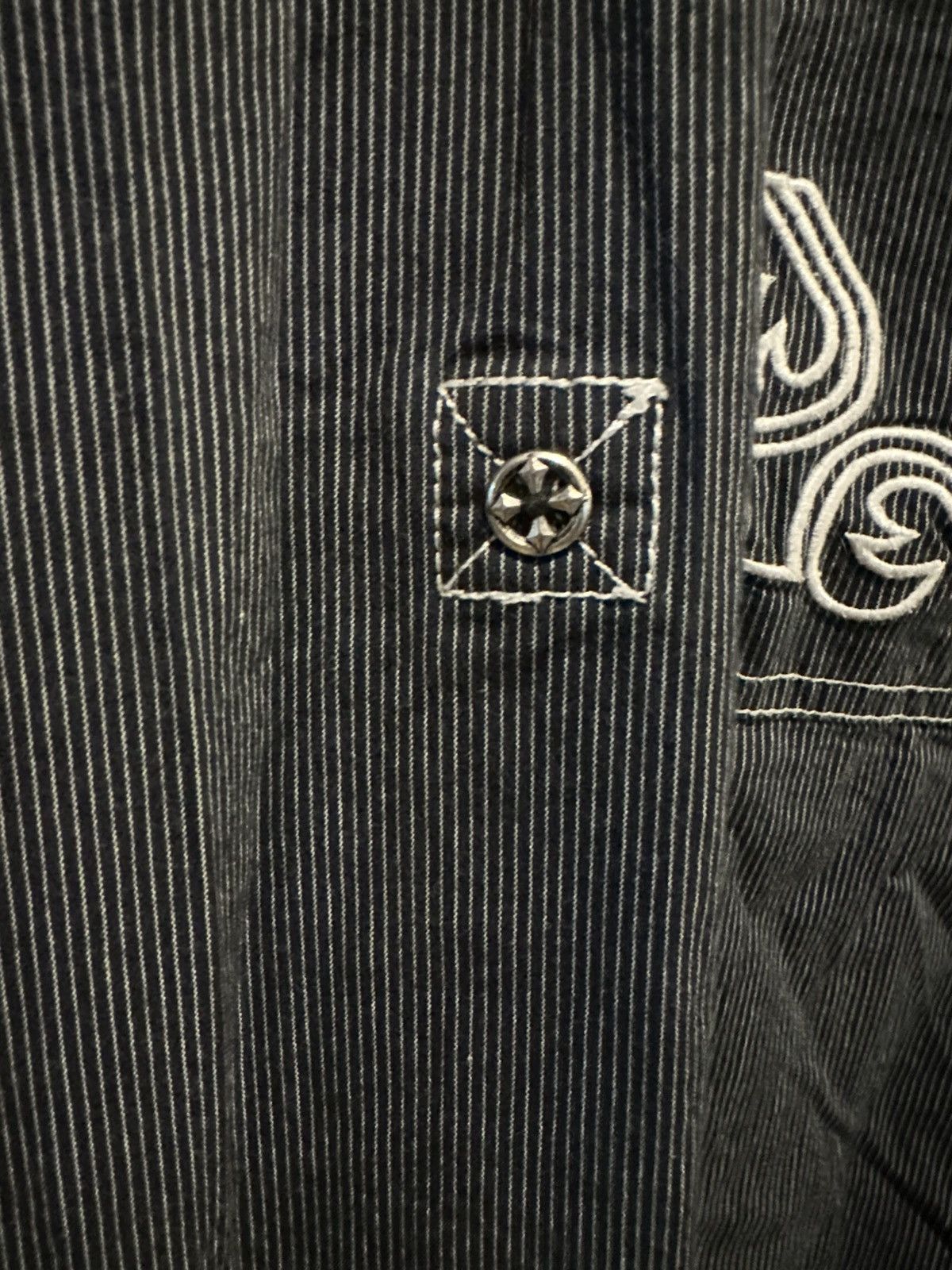 Affliction Black pinstripe Affliction button up long sleeve Size US L / EU 52-54 / 3 - 3 Thumbnail