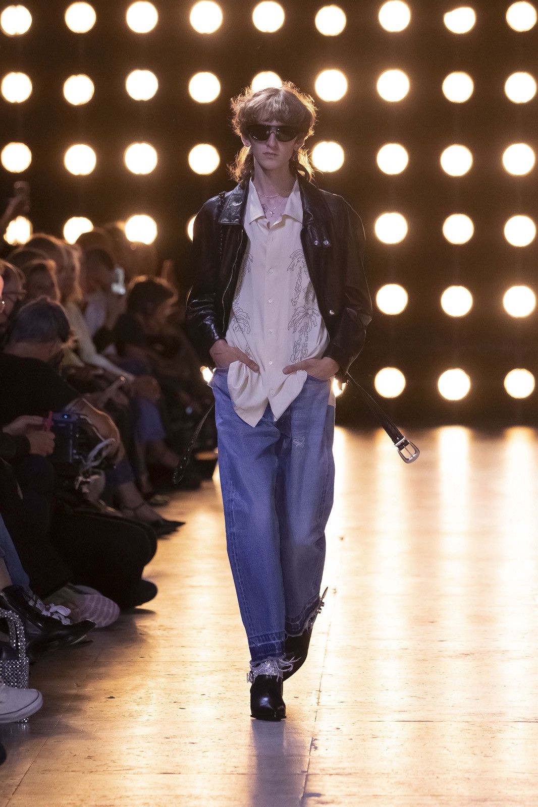 Celine CELINE BY HEDI SLIMANE 23SS BOWLING SHIRT IN EMBROIDERED Size US S / EU 44-46 / 1 - 9 Thumbnail