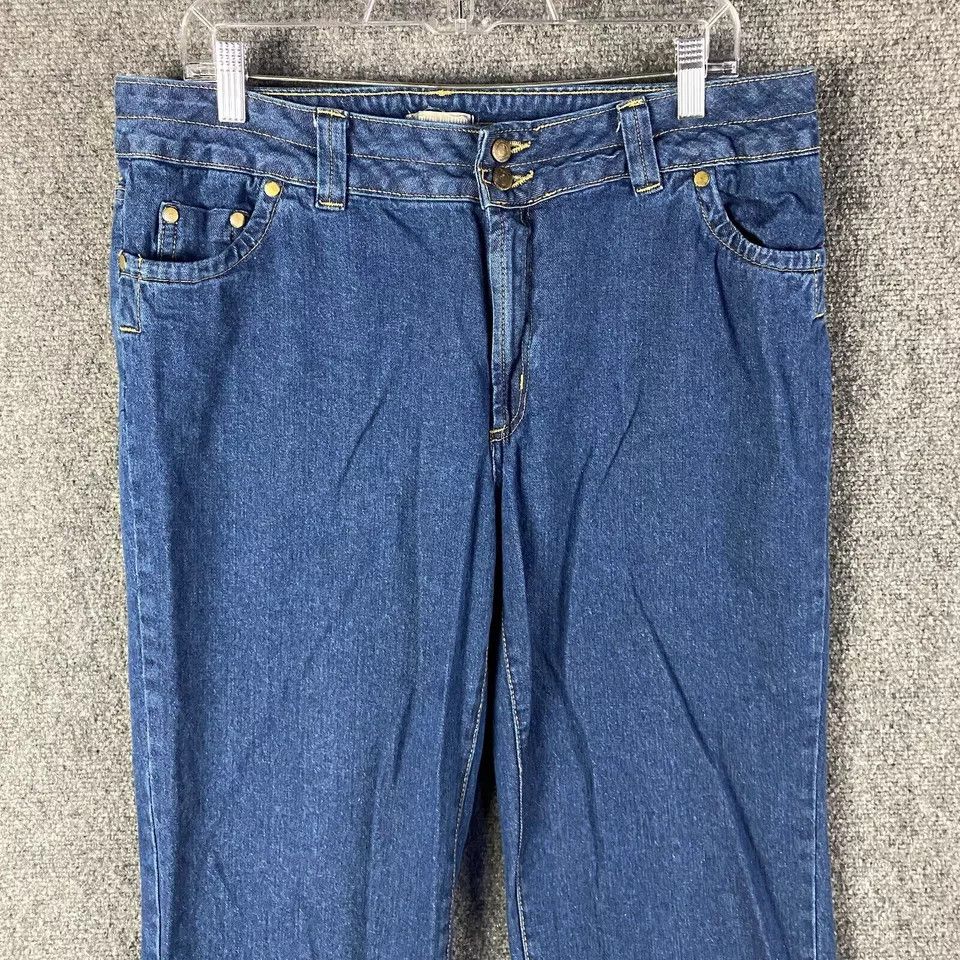 Other Woman Within Jeans Women's 14W Plus Straight Leg 100% Cotton Size 36" / US 14 / IT 50 - 2 Thumbnail