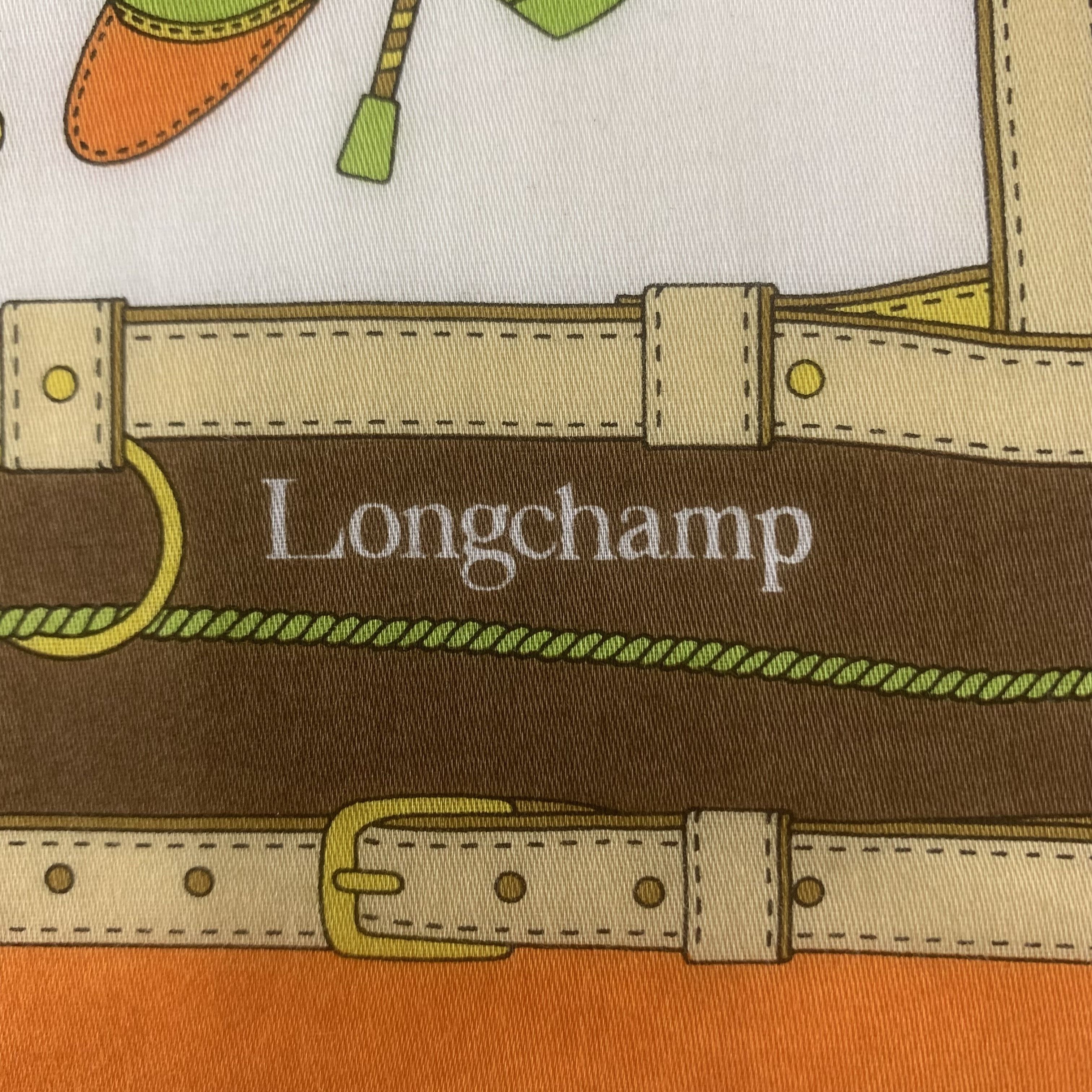 Longchamp Longchamp Handkerchief Bandana Neckerchief Pocket Square Size ONE SIZE - 4 Thumbnail