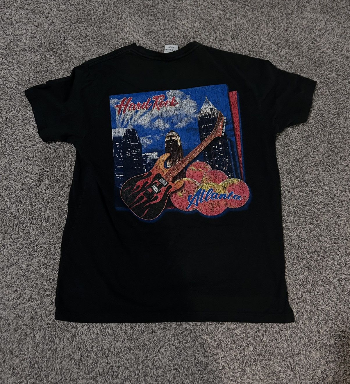 Vintage Vintage Black hard rock tee Size US M / EU 48-50 / 2 - 2 Thumbnail