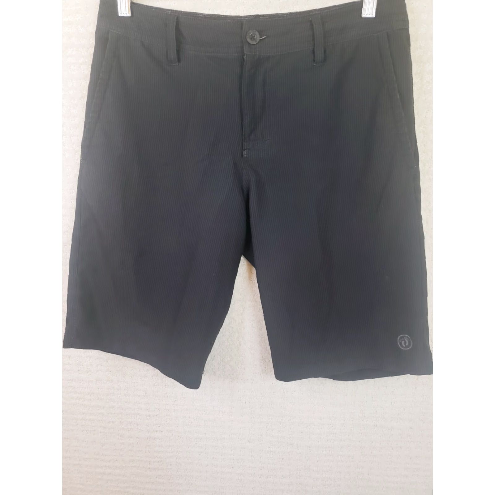 Hang Ten Hang Ten Men Shorts 30 Black Stripe 5-Pocket Drawstring Quick Dry Inseam 10in Regular Size US 30 / EU 46 - 2 Thumbnail