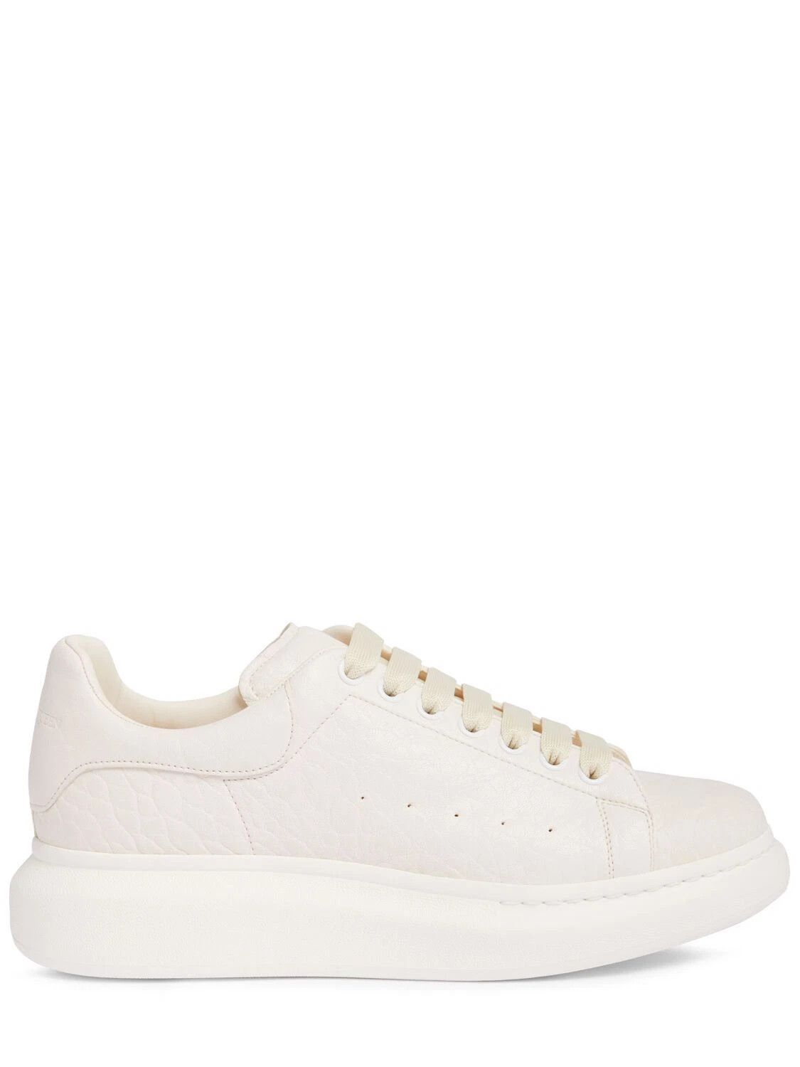 AMQ Men's Oversized Embossed Off White Sneakers New