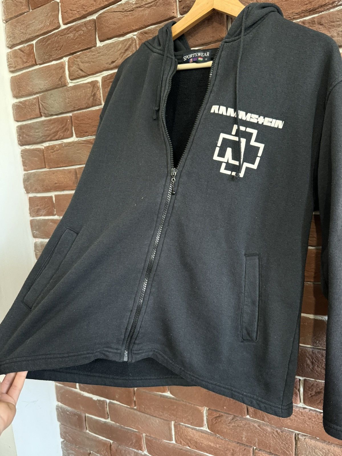 Band Tees Rare Rammstein Zip Hoodie vintage 00s rare rock metal Y2K M Size US M / EU 48-50 / 2 - 7 Thumbnail