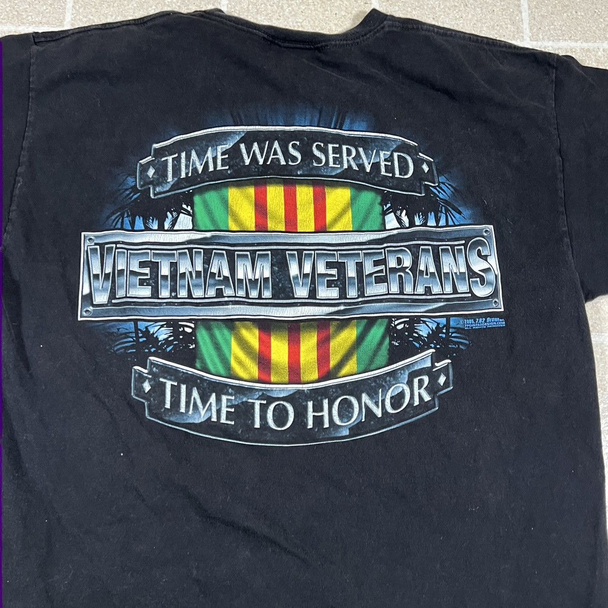 Vintage Y2K Vietnam Veterans Time To Honor Tshirt Sz L Army Military Size US L / EU 52-54 / 3 - 6 Thumbnail