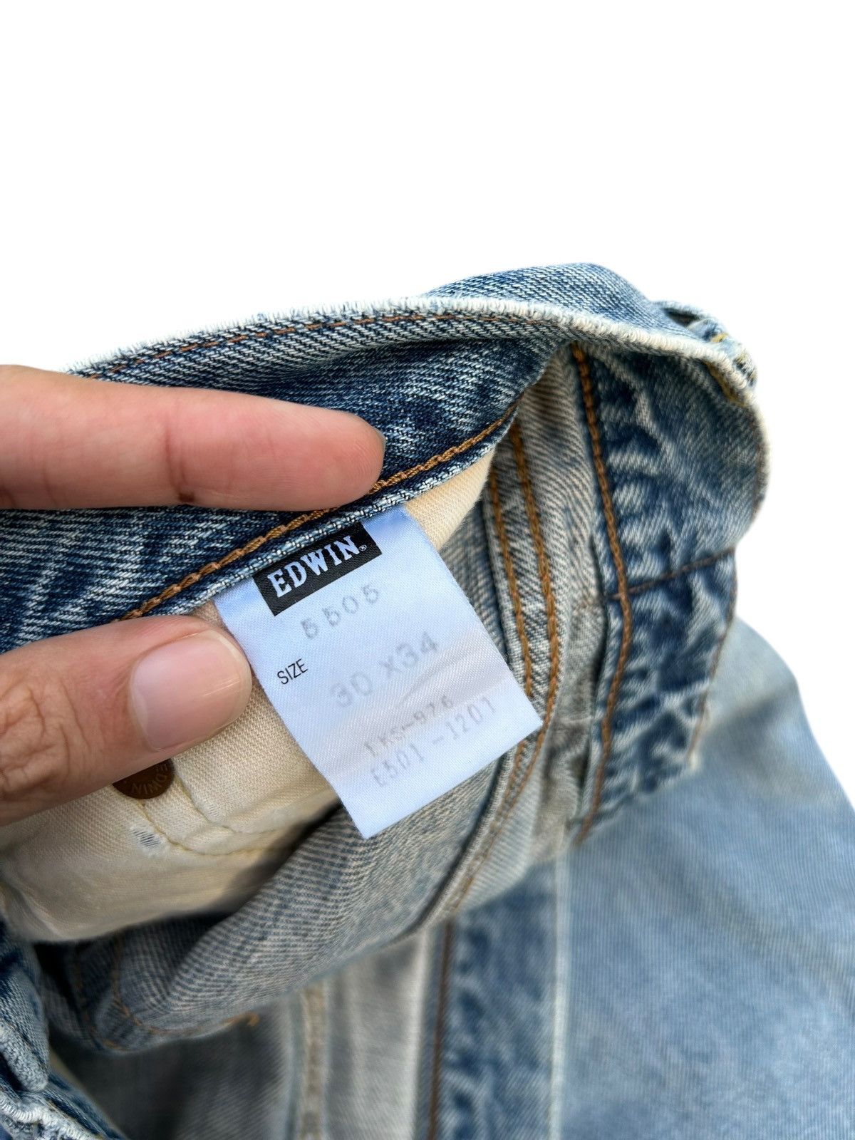 Kapital Vintage Edwin 505X Selvedge Distressed Denim Jeans Size US 30 / EU 46 - 7 Thumbnail