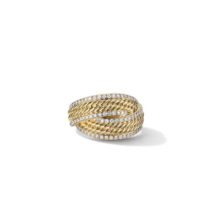 David Yurman o1s1wg111025 R16710D /Size 7 / Dy Origami Ring in Golden Size ONE SIZE - 2 Thumbnail