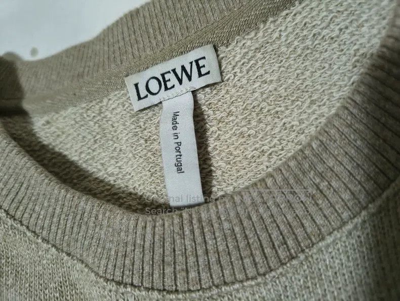 Loewe Loewe Men's Cotton Sweatshirt Size US L / EU 52-54 / 3 - 3 Thumbnail