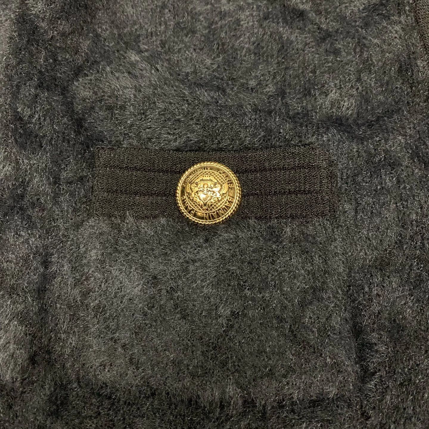 Balmain Balmain Black Fleece Short Cardigan Size XS / US 0-2 / IT 36-38 - 5 Thumbnail