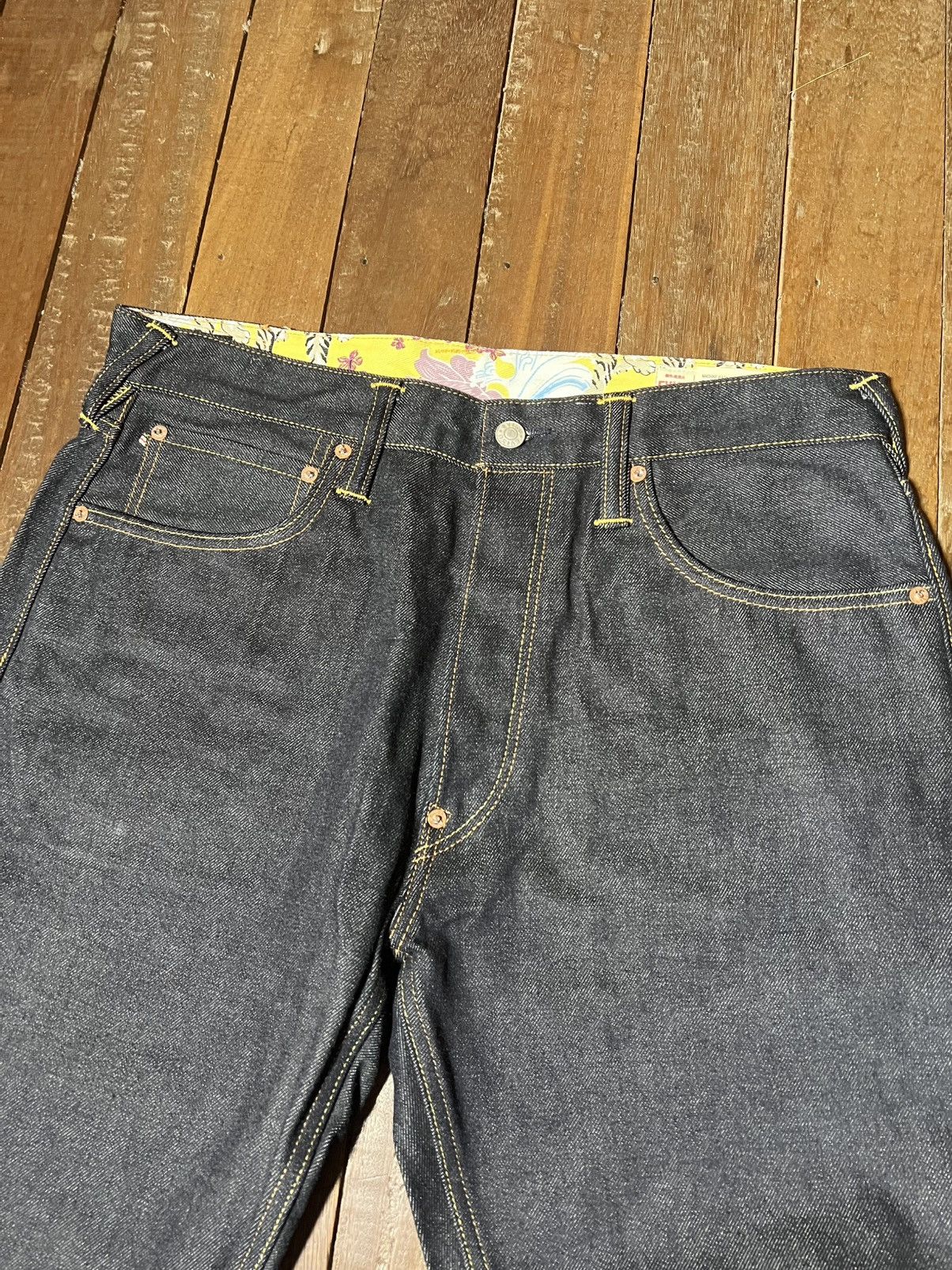 Evisu Evisu Daicock Denim Pants Size US 33 - 9 Thumbnail