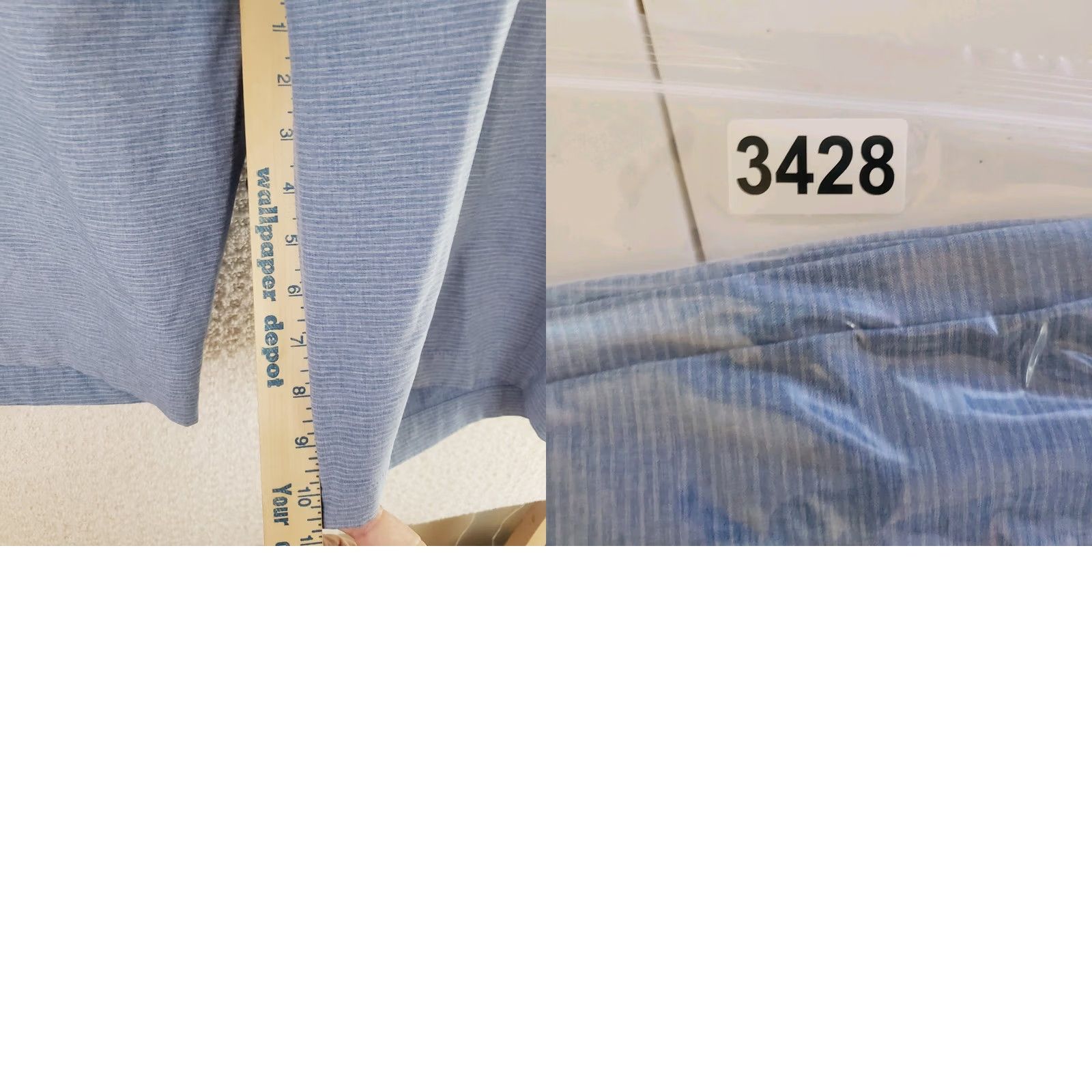 TravisMathew VINTAGE? No. Travis Mathew Shorts Mens 38x10 Blue Striped Golf Chino Performance Stretch Tech Size US 38 / EU 54 - 9 Thumbnail
