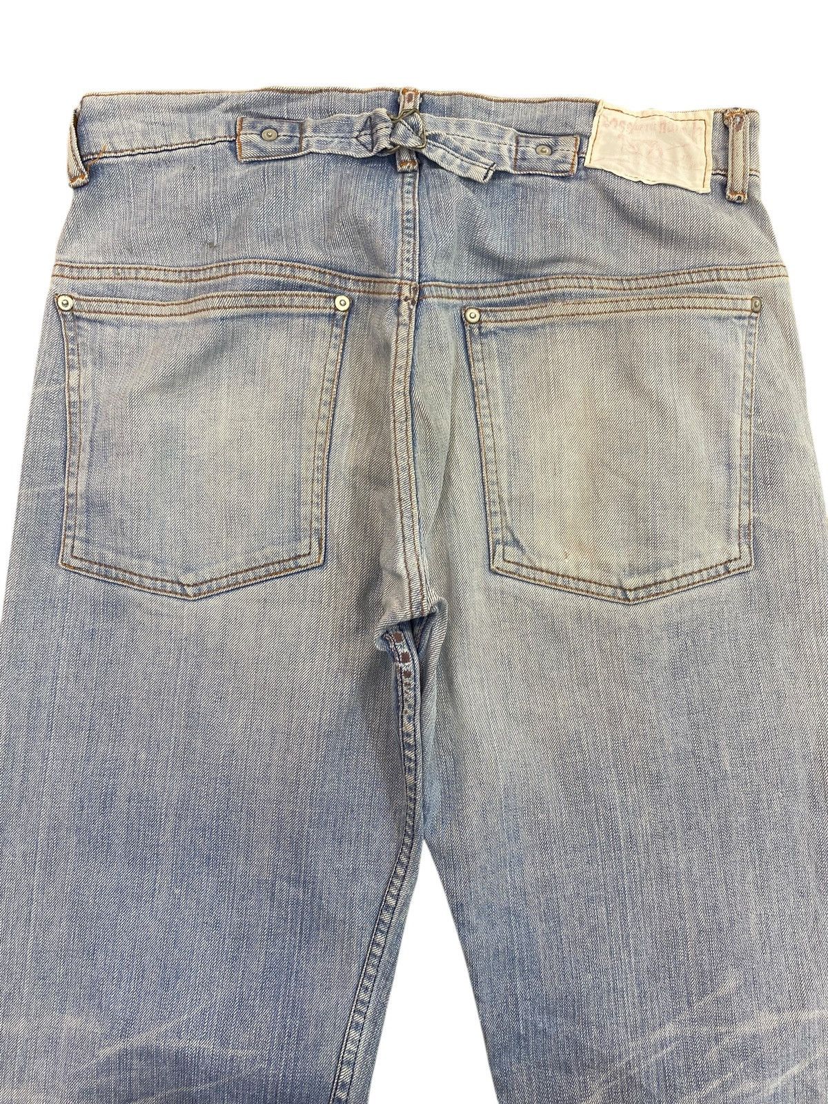 Japanese Brand Japanese Brand Faded Blue Wash Style Buckle Back Jeans Size US 32 / EU 48 - 4 Thumbnail