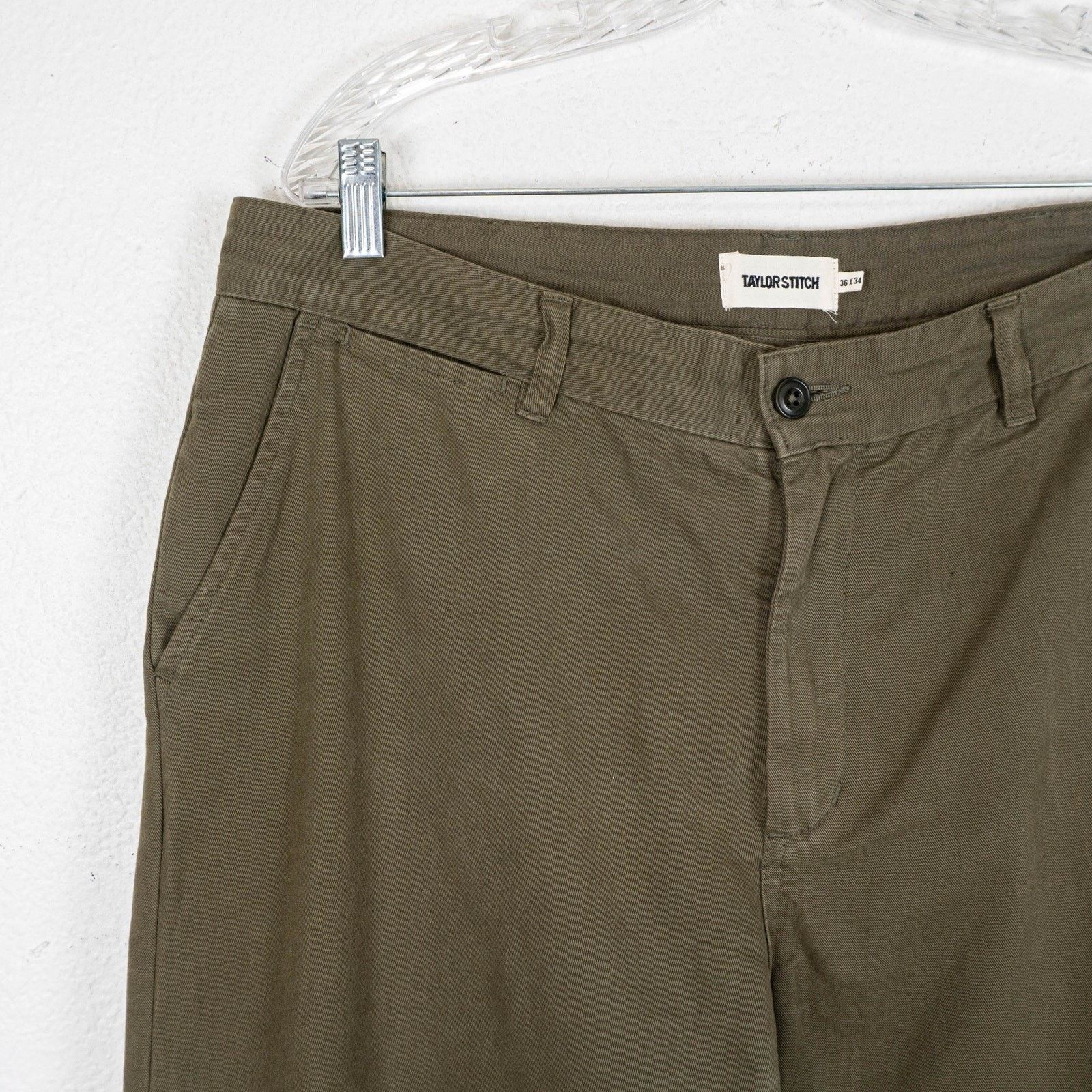Taylor Stitch Taylor Stitch The Democratic Foundation Pants Olive 36x34 Size US 36 / EU 52 - 5 Thumbnail
