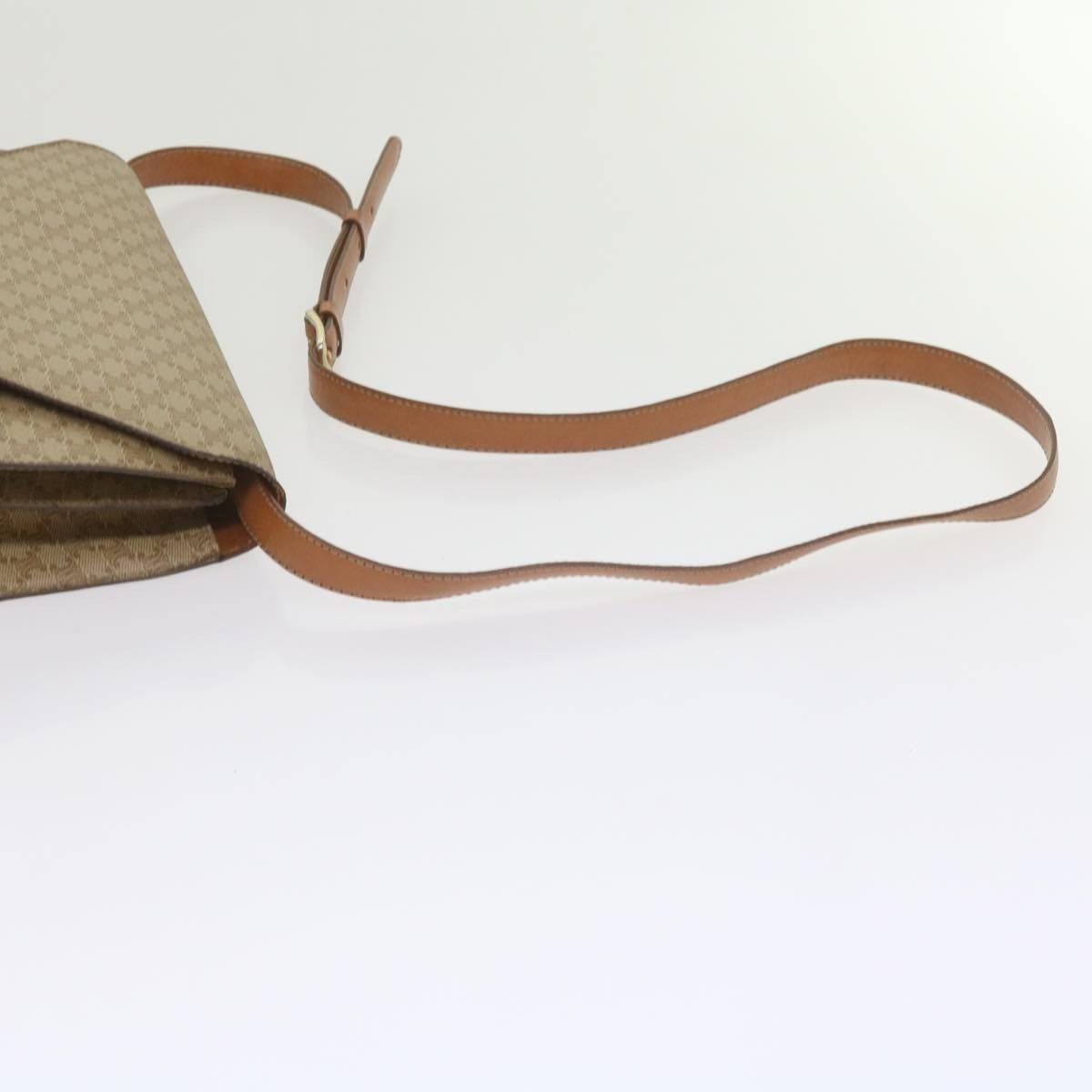 Celine CELINE Macadam Canvas Shoulder Bag Pvc Beige Brown Size ONE SIZE - 8 Thumbnail
