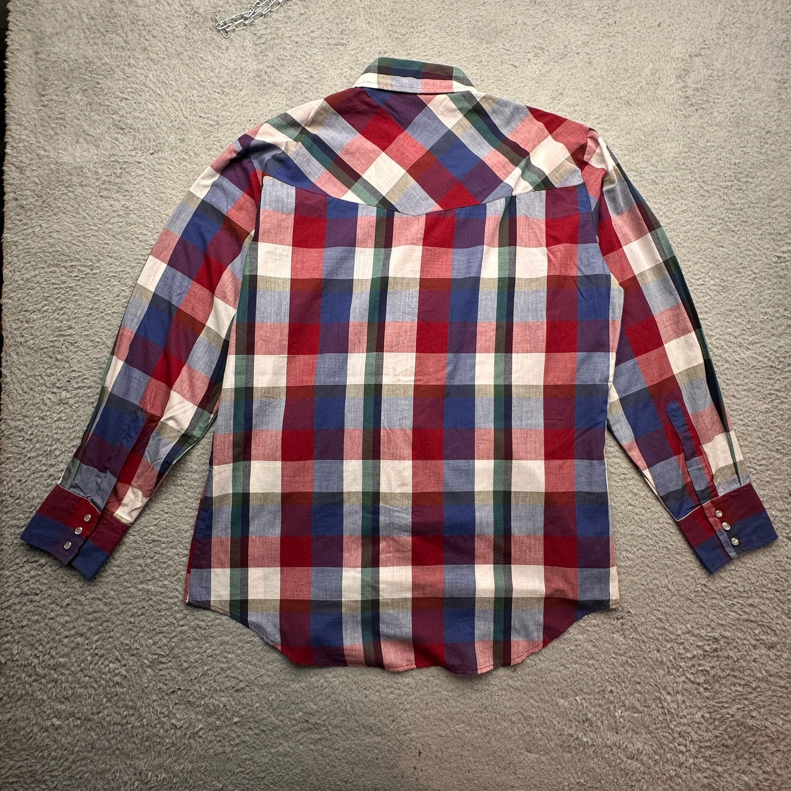 Other Vintage Ely Cattleman Pearl Snap Button Up Shirt Men Large Size US L / EU 52-54 / 3 - 3 Thumbnail