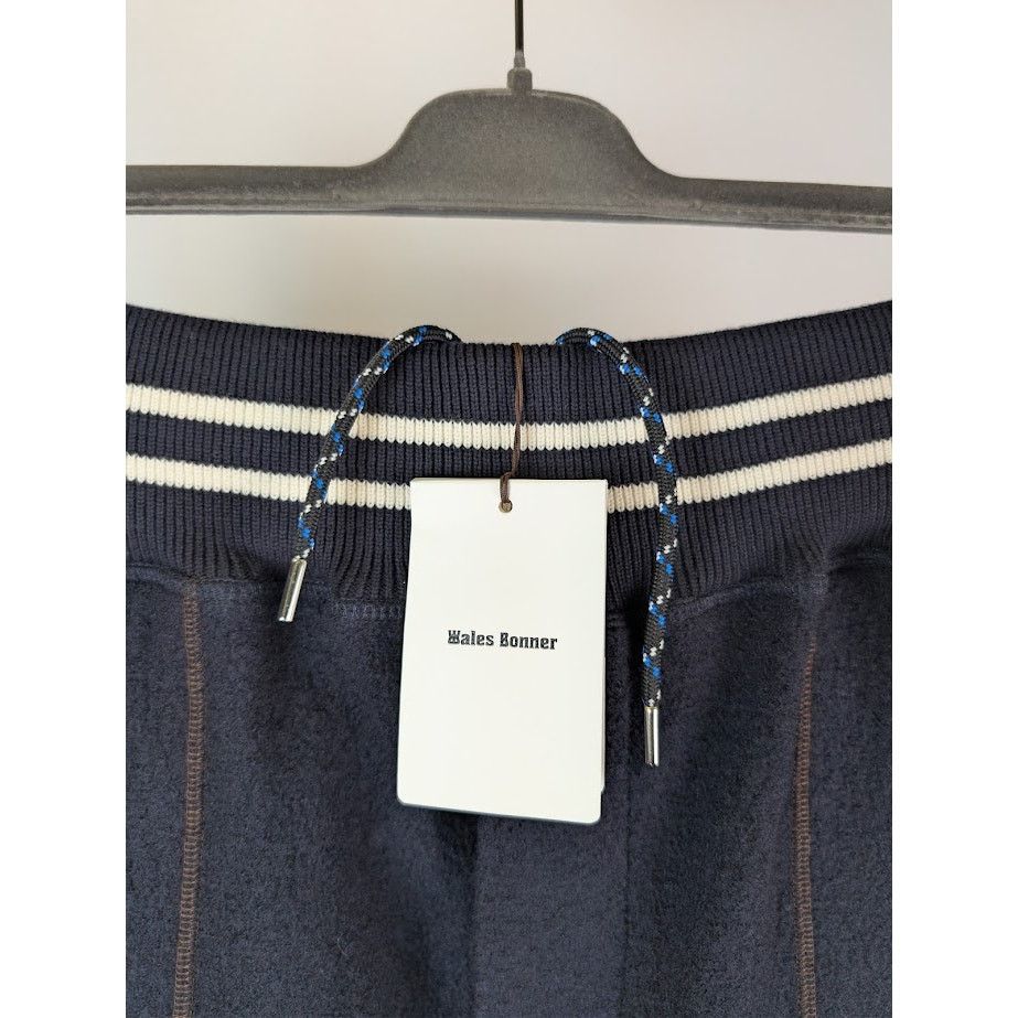 o1rshd1 Boiled Wool Jersey Shorts in Navy