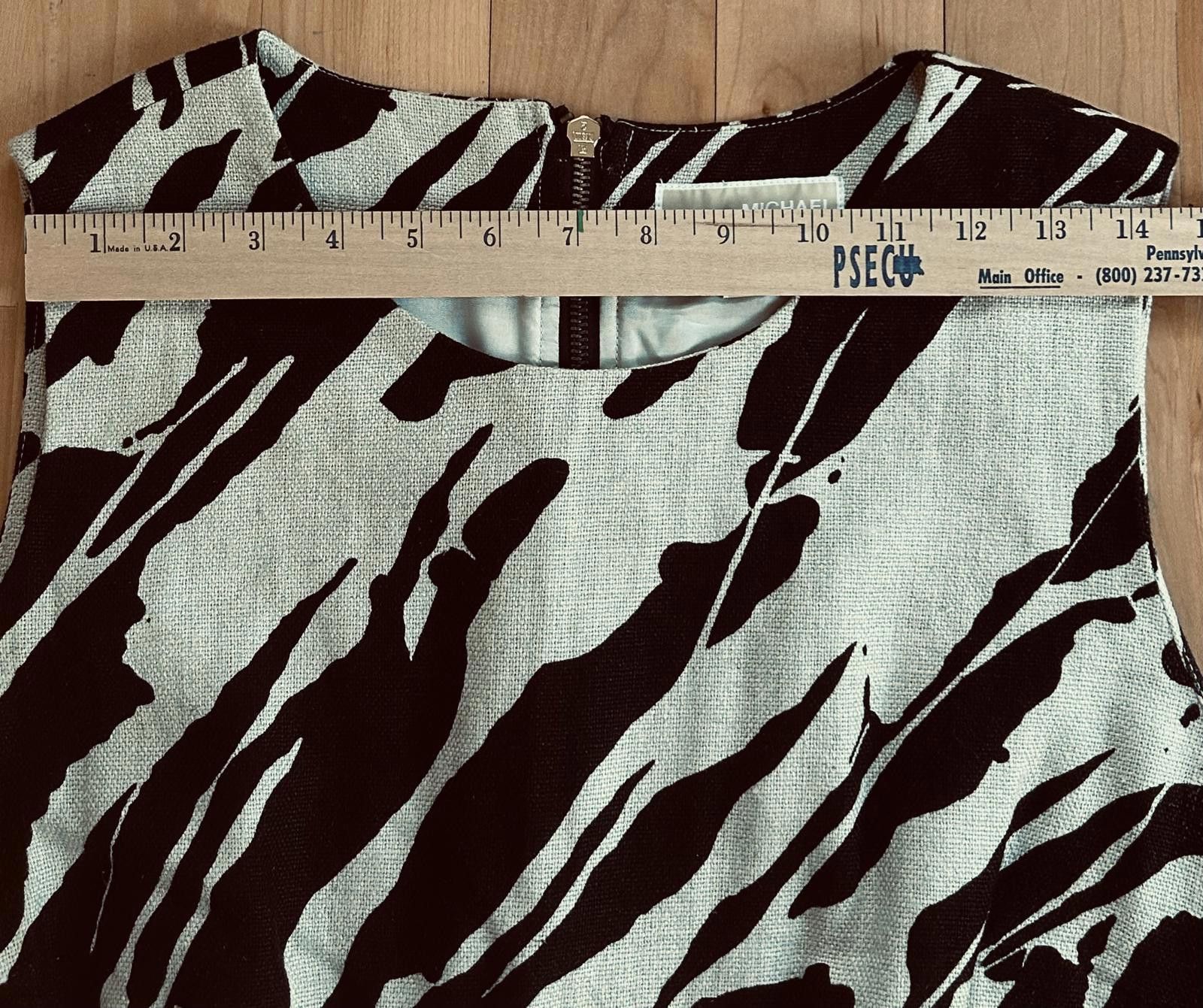 Michael Kors Michael Kors plus size 16 A-Line Dress Black & White Print Size XL / US 12-14 / IT 48-50 - 5 Thumbnail