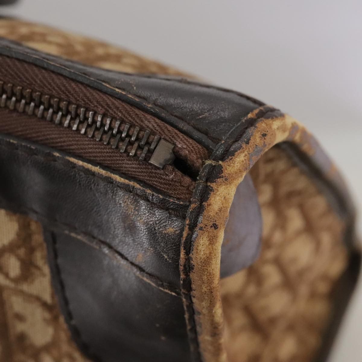 Dior DIOR Trotter Canvas Hand Bag Brown Size ONE SIZE - 15 Thumbnail